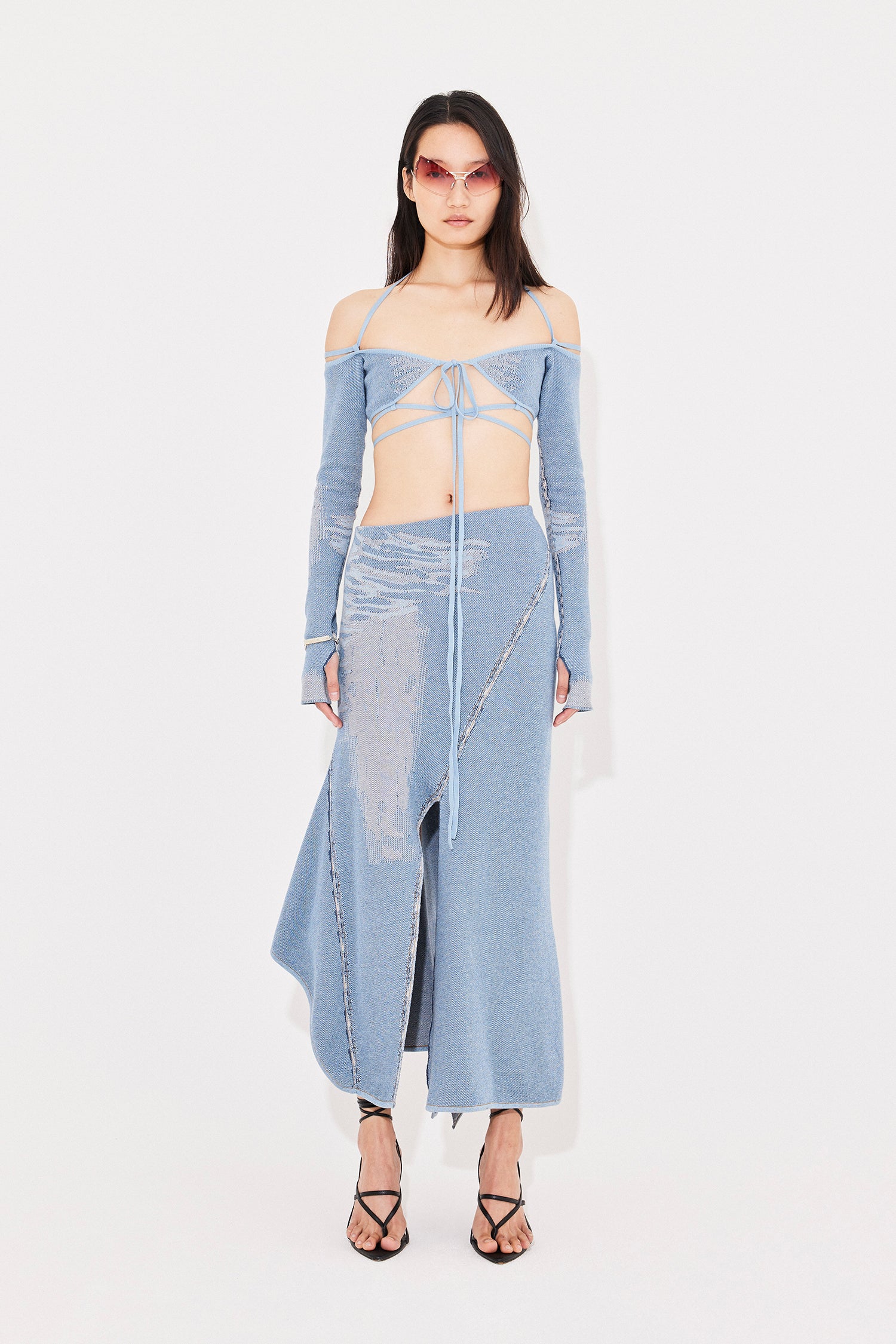 Denim siren skirt
