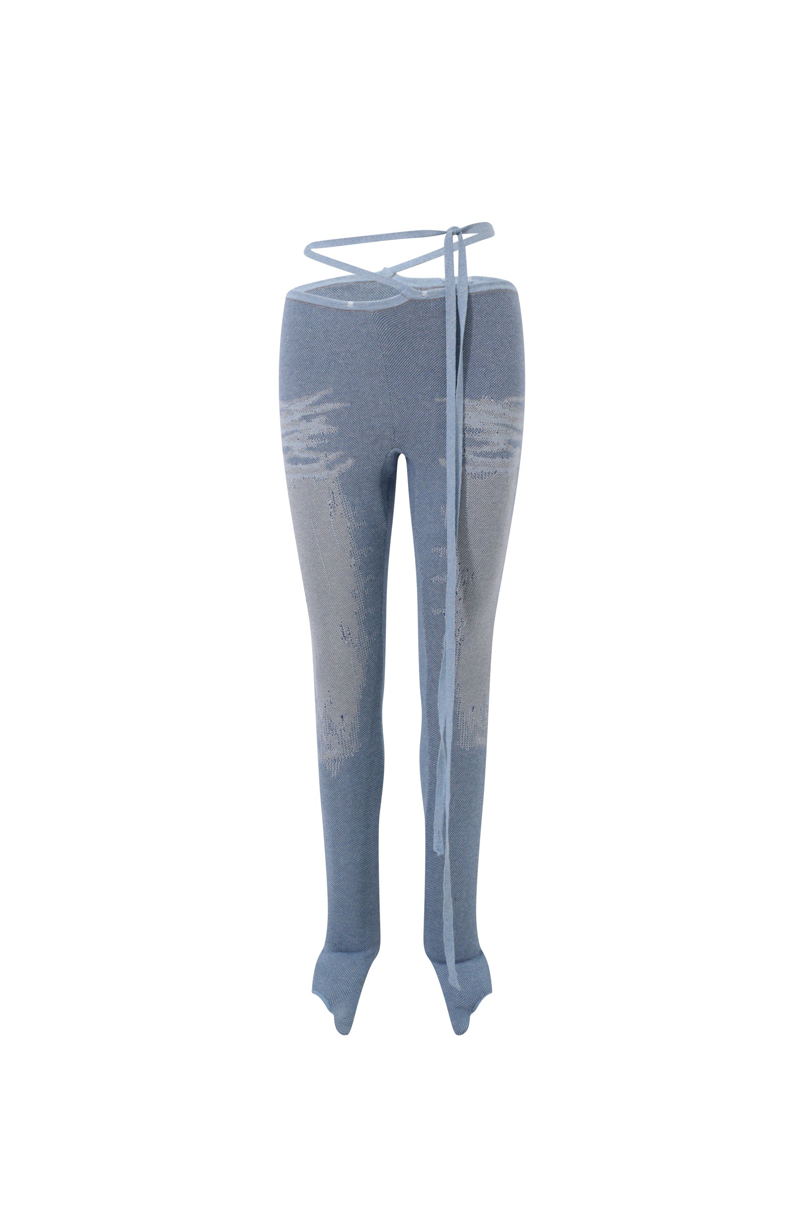 Denim tabi leggings