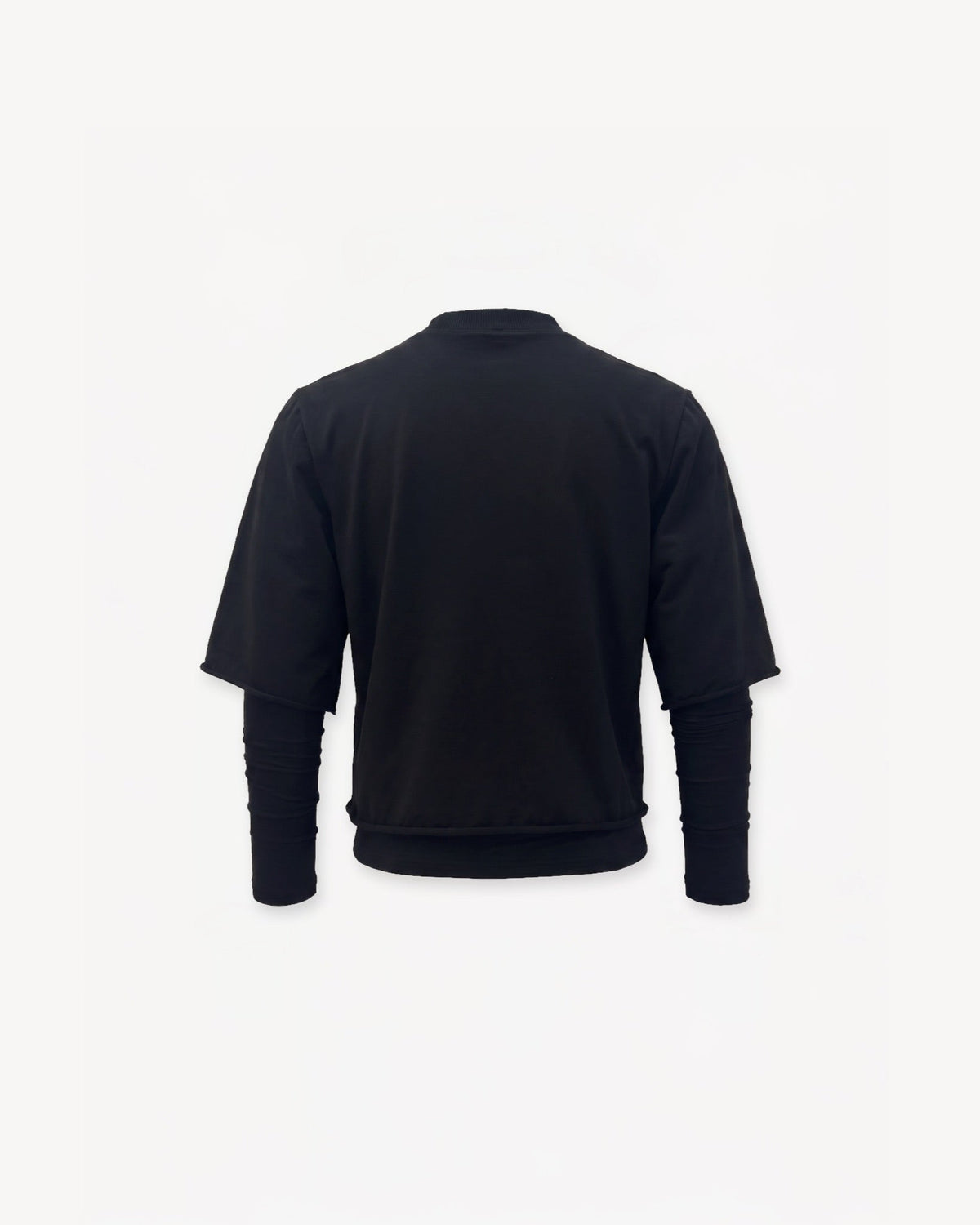 Double sleeve t-shirt black