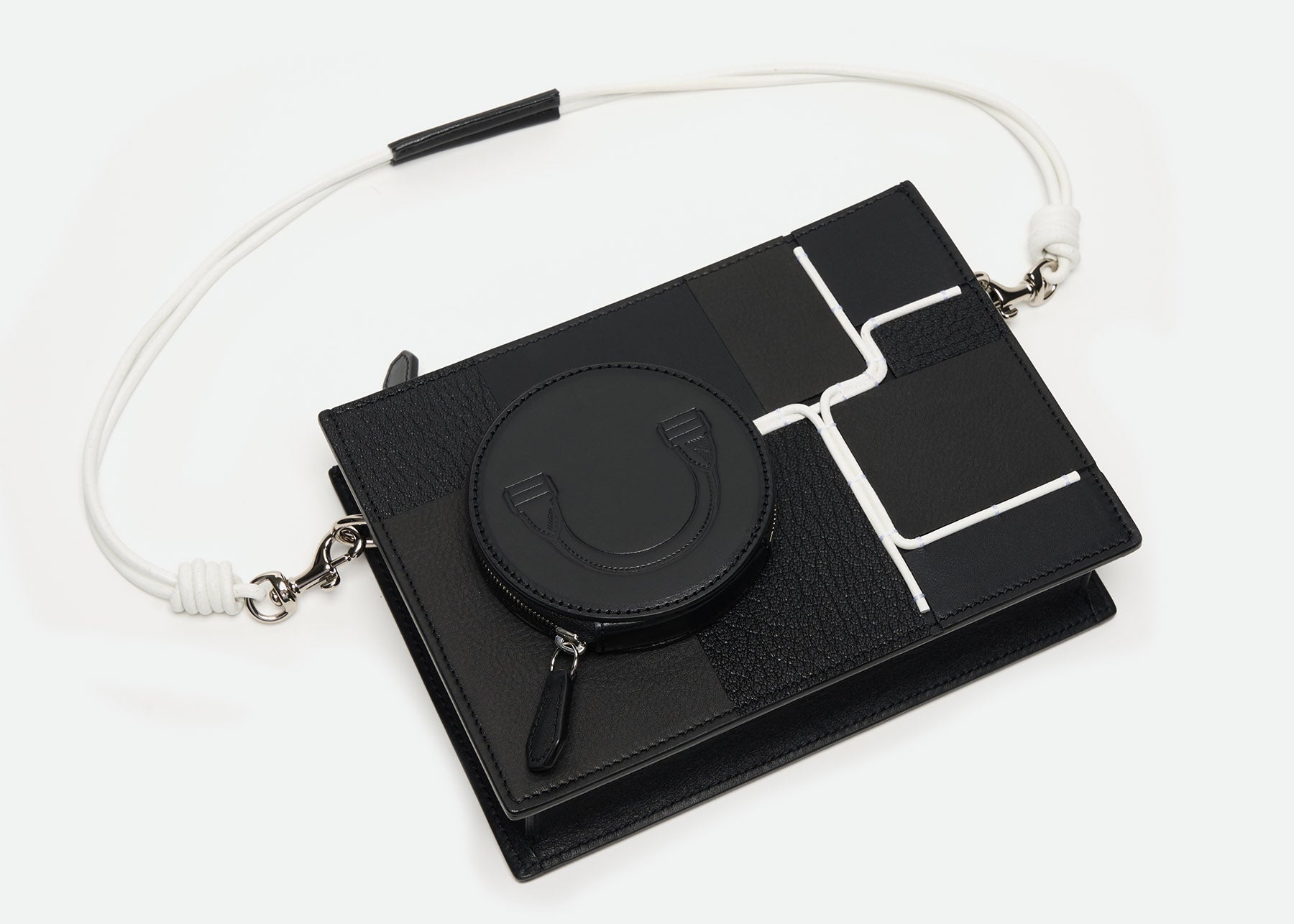 Butler crossbody — modern circuit edition — black