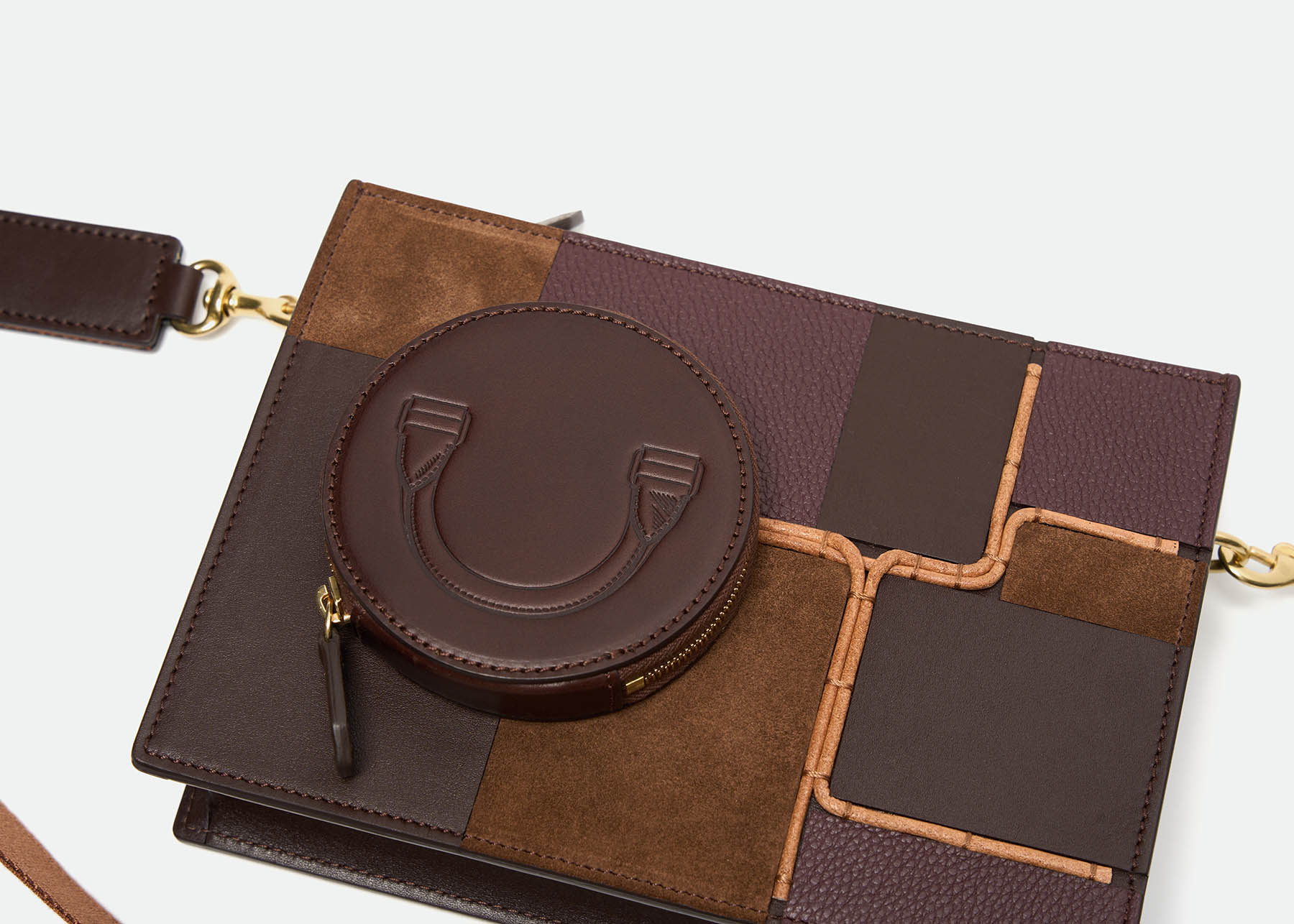 Butler crossbody — modern circuit edition — burgundy