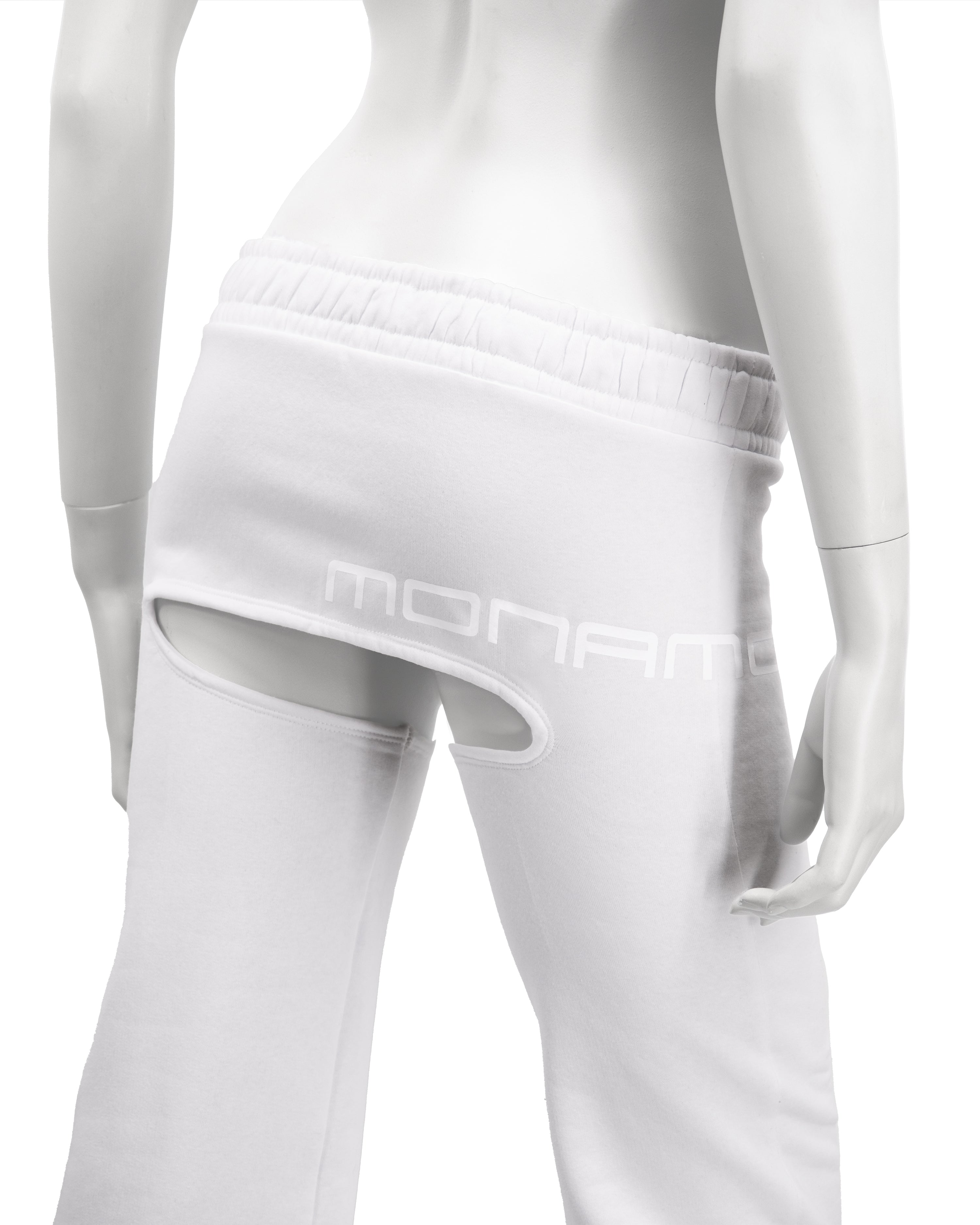 Jogging skirt pants white