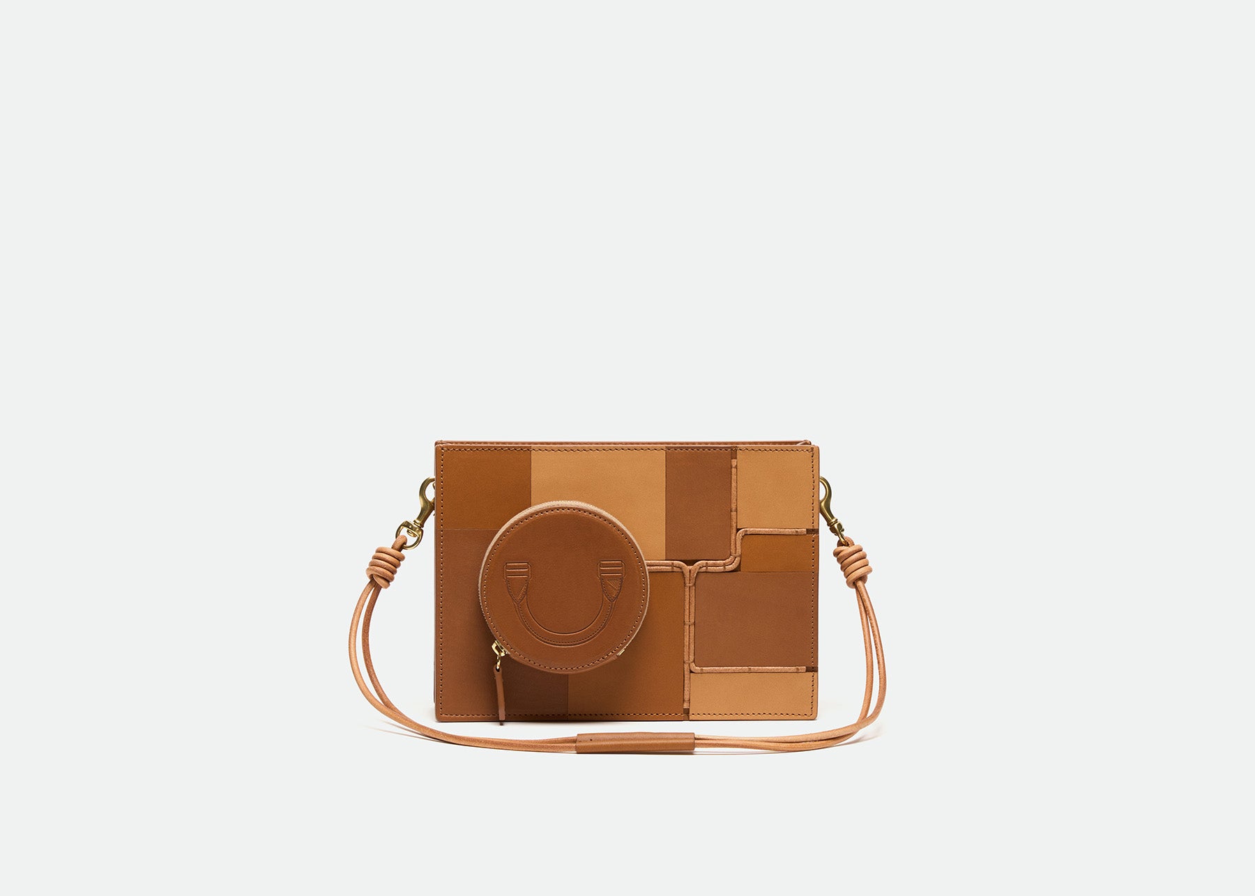 Butler crossbody — modern circuit edition — tan