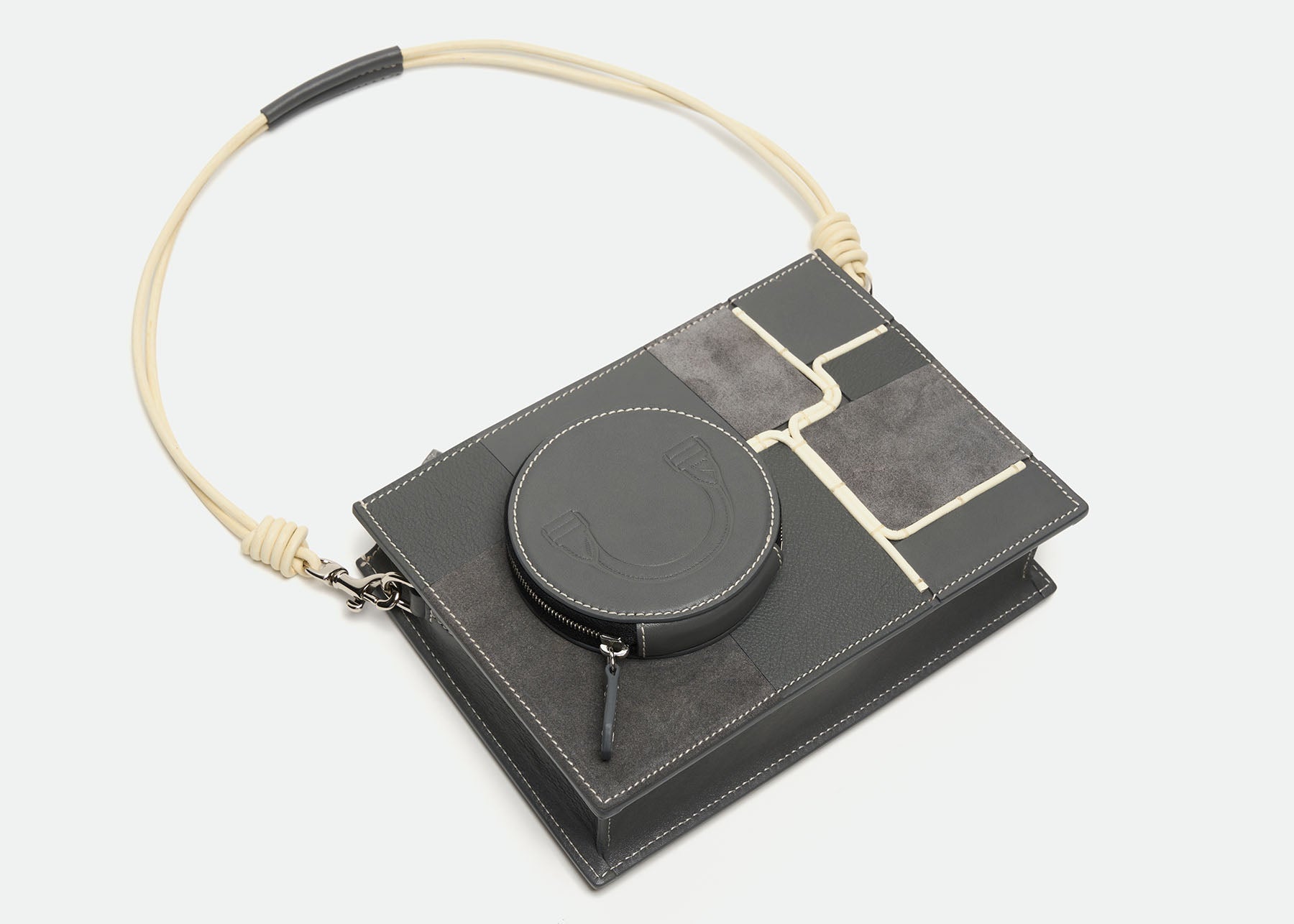 Butler crossbody — modern circuit edition — grey