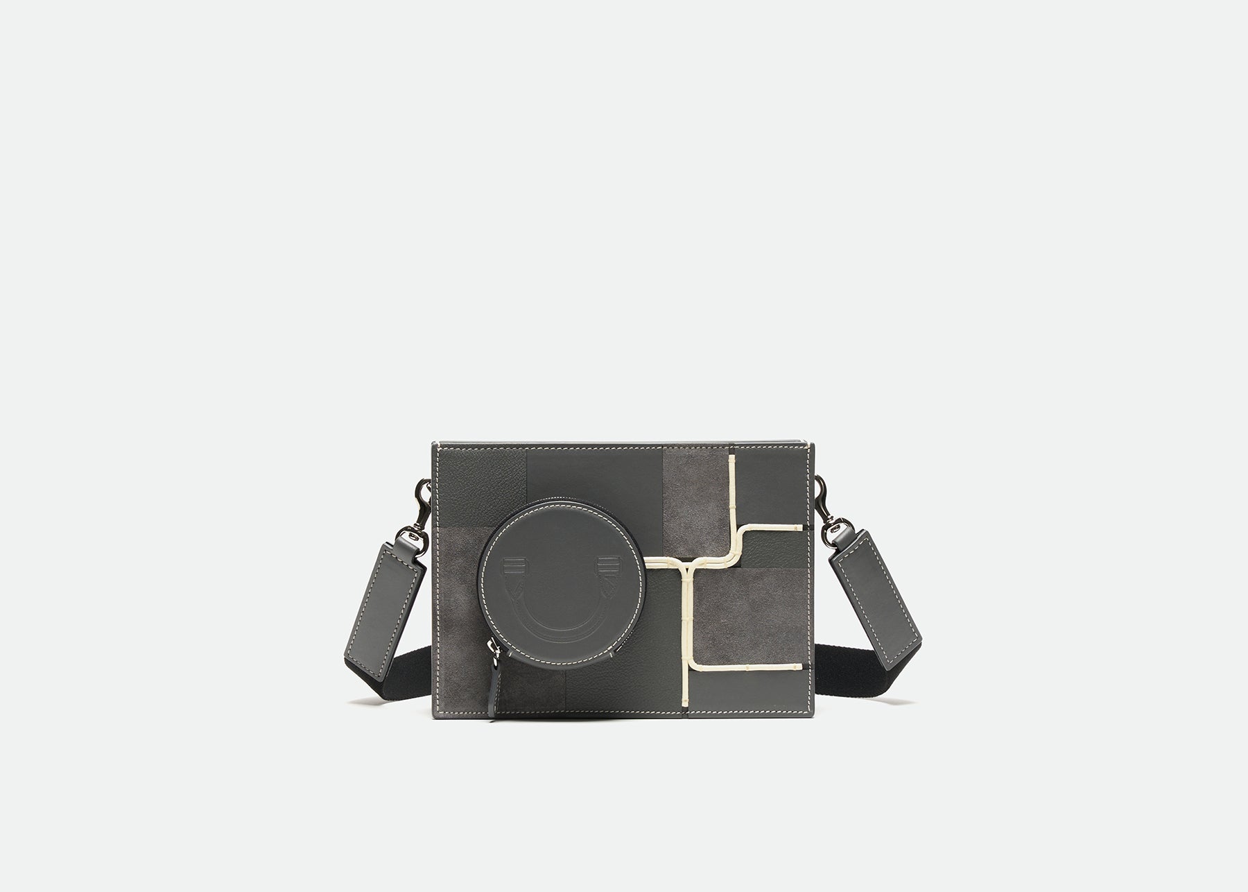 Butler crossbody — modern circuit edition — grey