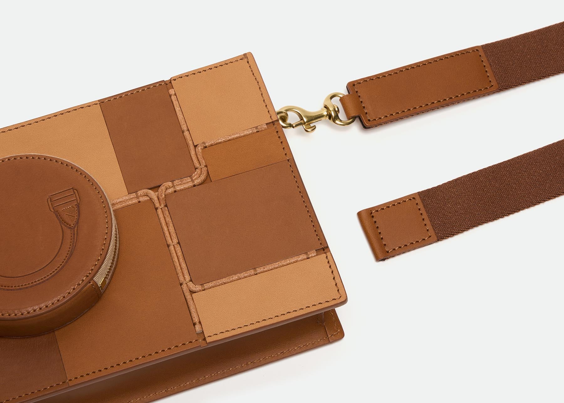 Butler crossbody — modern circuit edition — tan