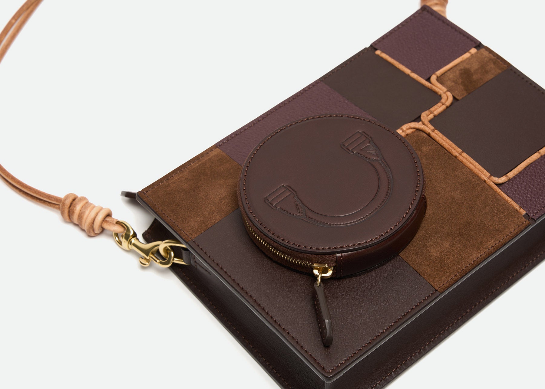 Butler crossbody — modern circuit edition — burgundy