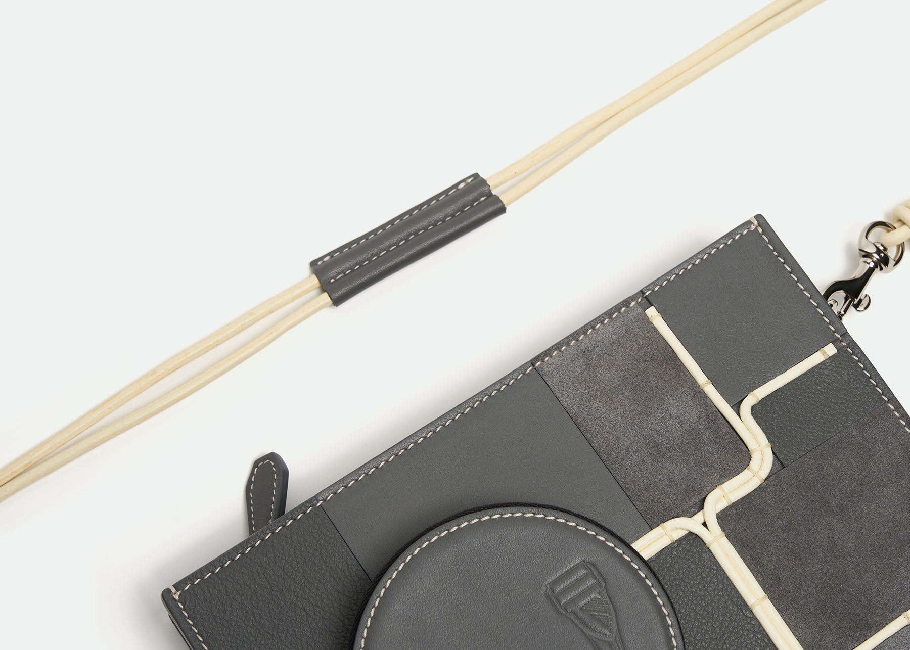 Butler crossbody — modern circuit edition — grey