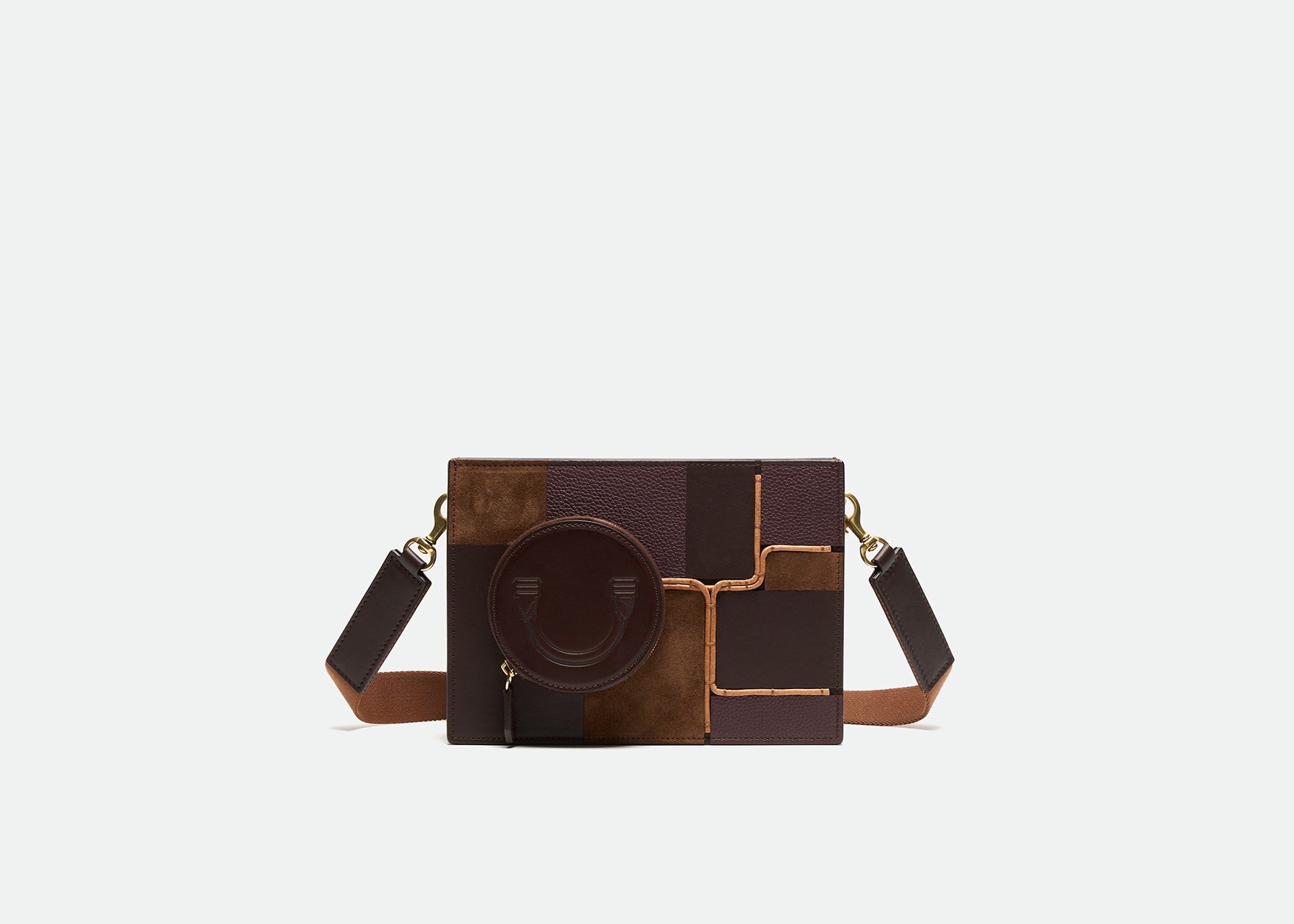 Butler crossbody — modern circuit edition — burgundy