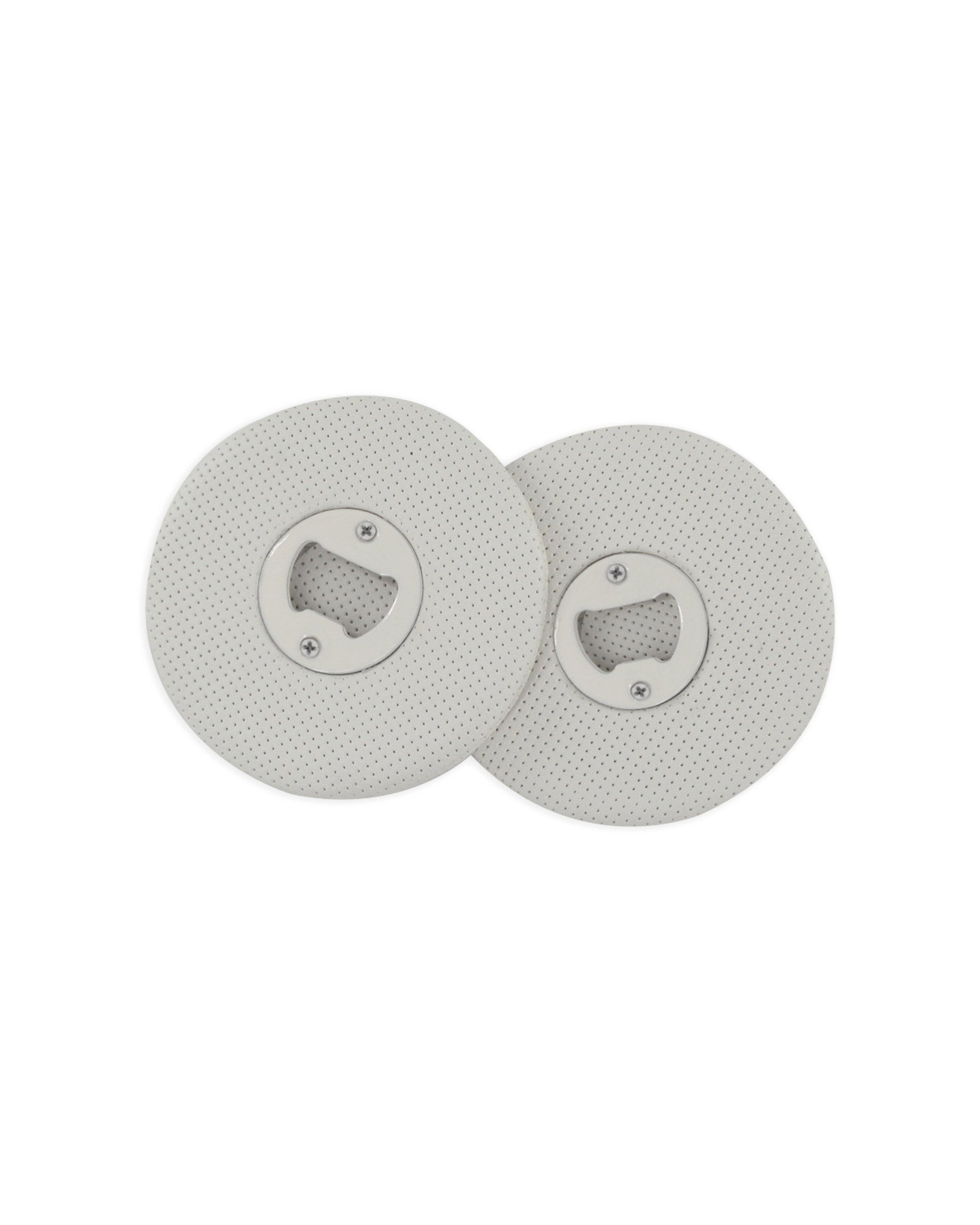 Beerbottle opener earrings white