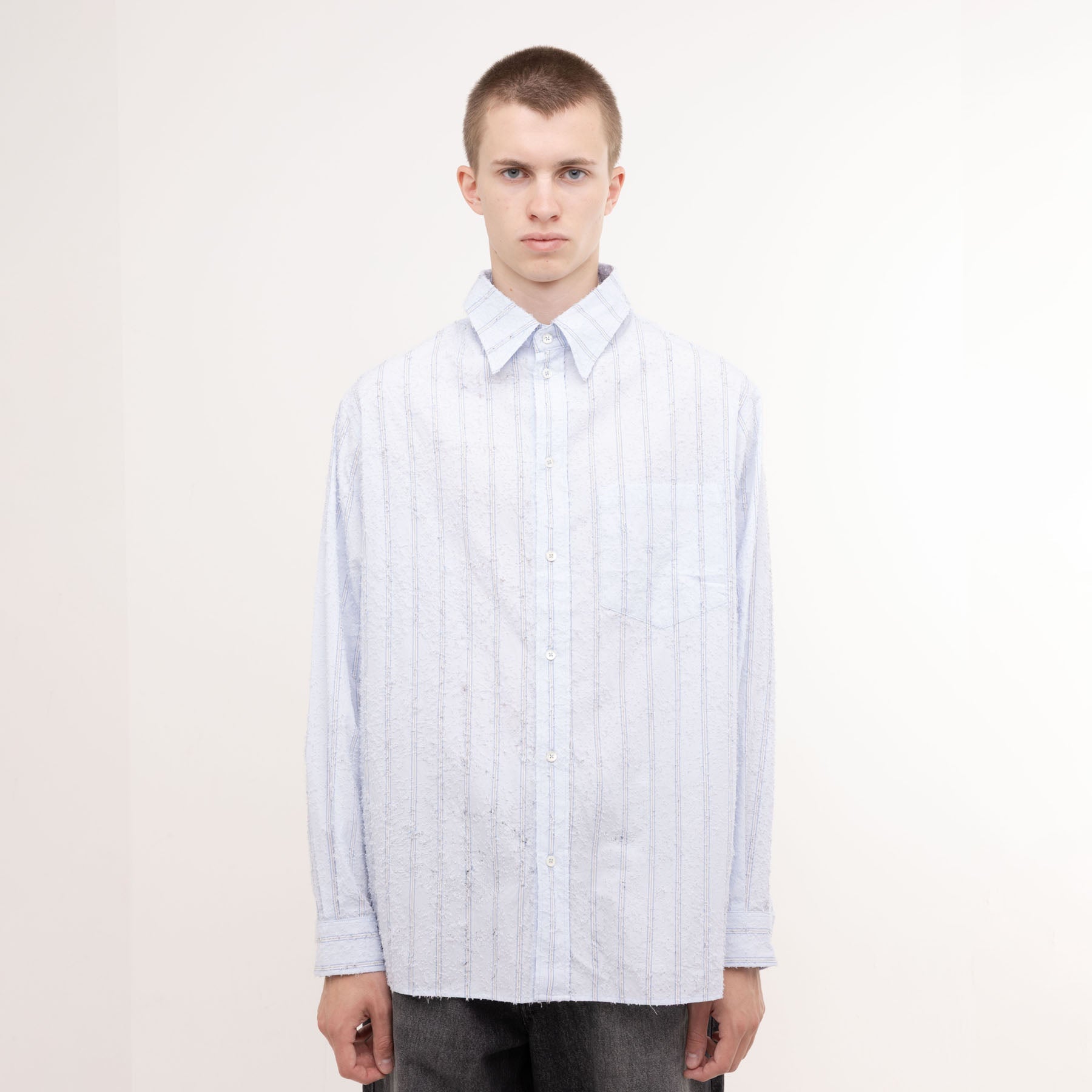 Chapel shirt - blue pinstripe