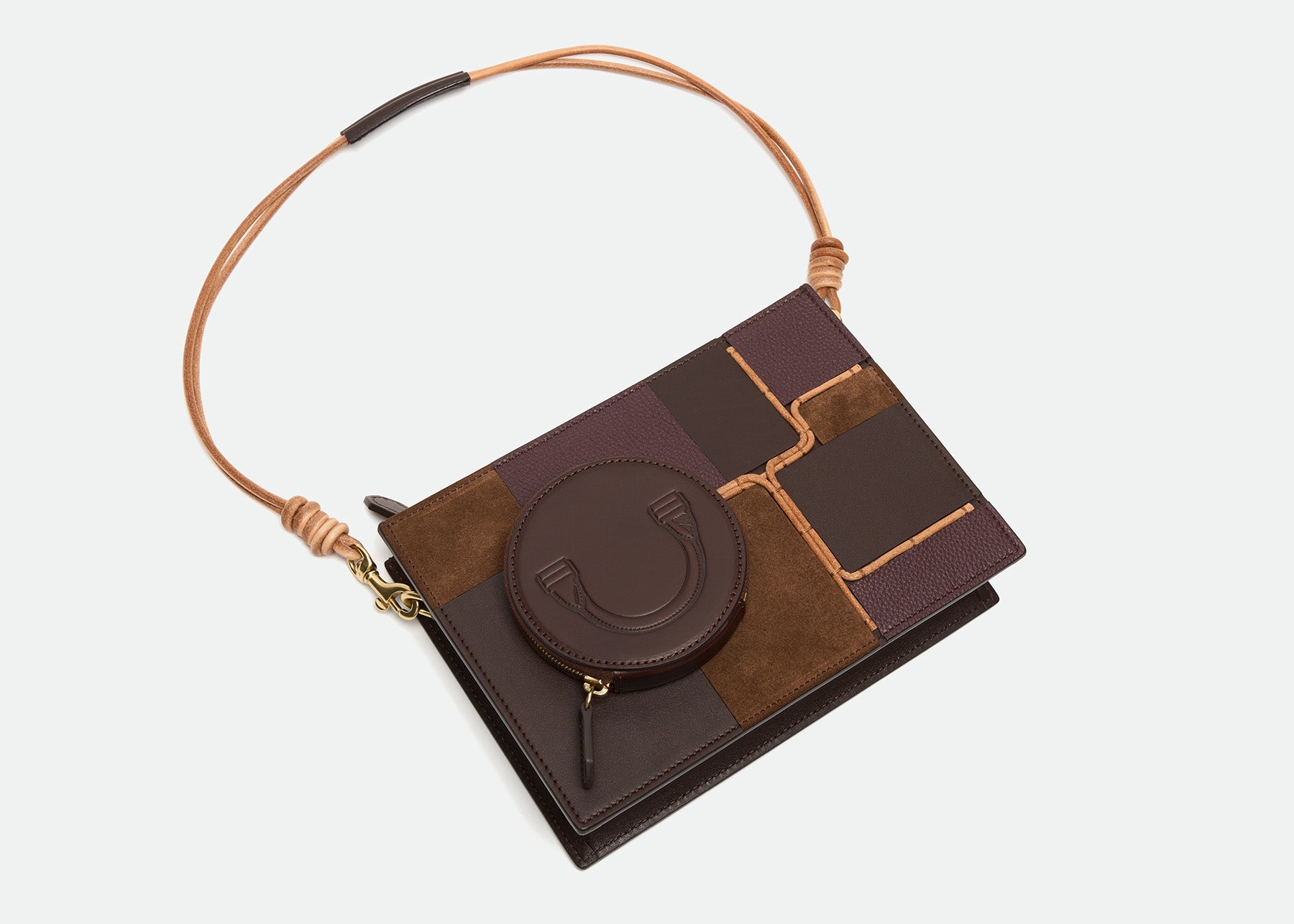 Butler crossbody — modern circuit edition — burgundy