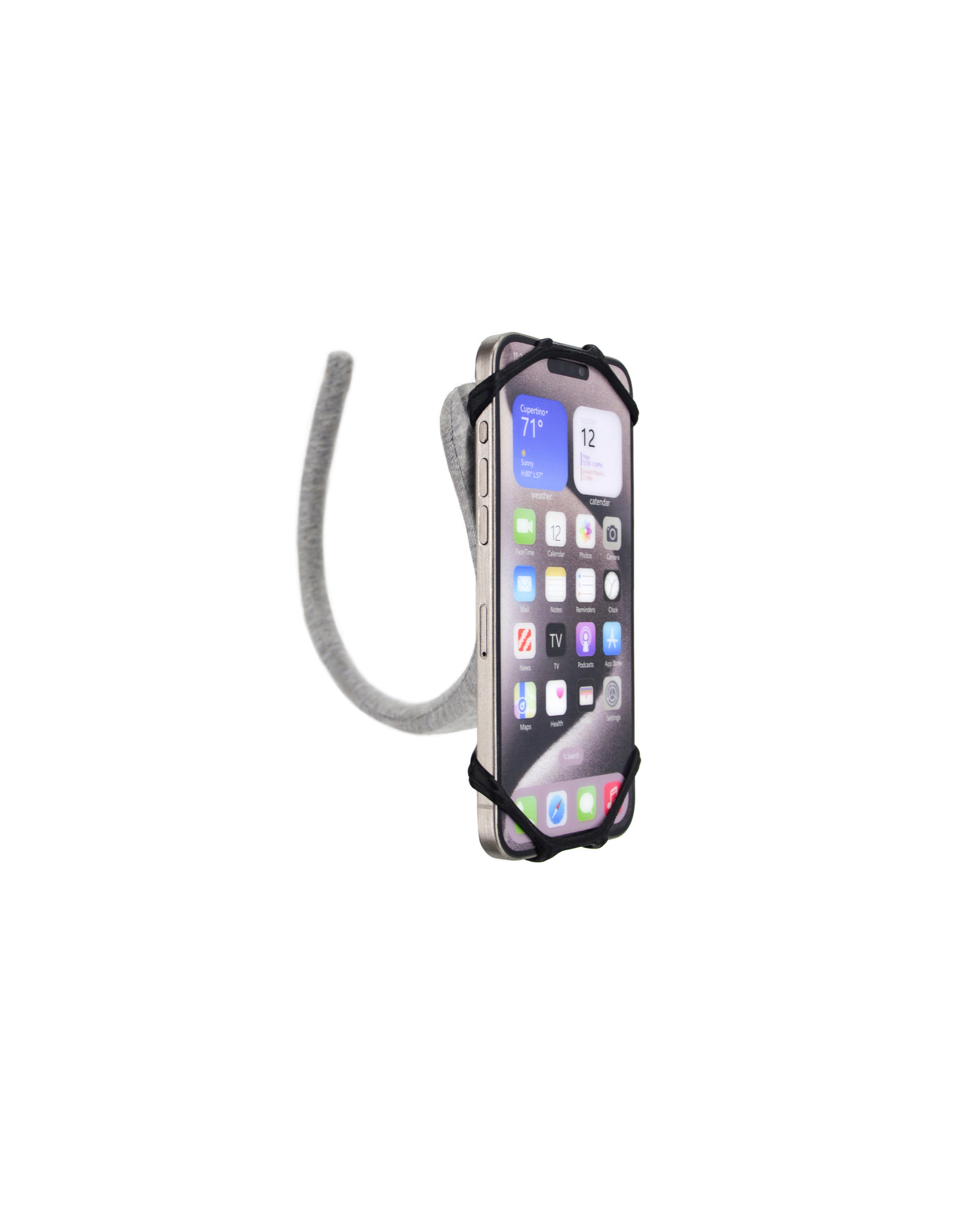 Mobile case cap grey