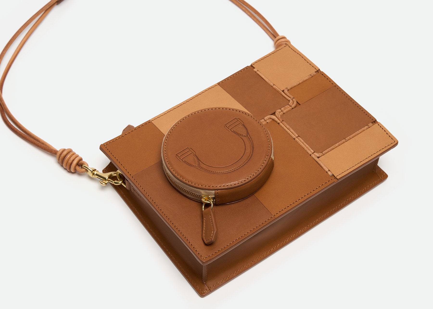 Butler crossbody — modern circuit edition — tan