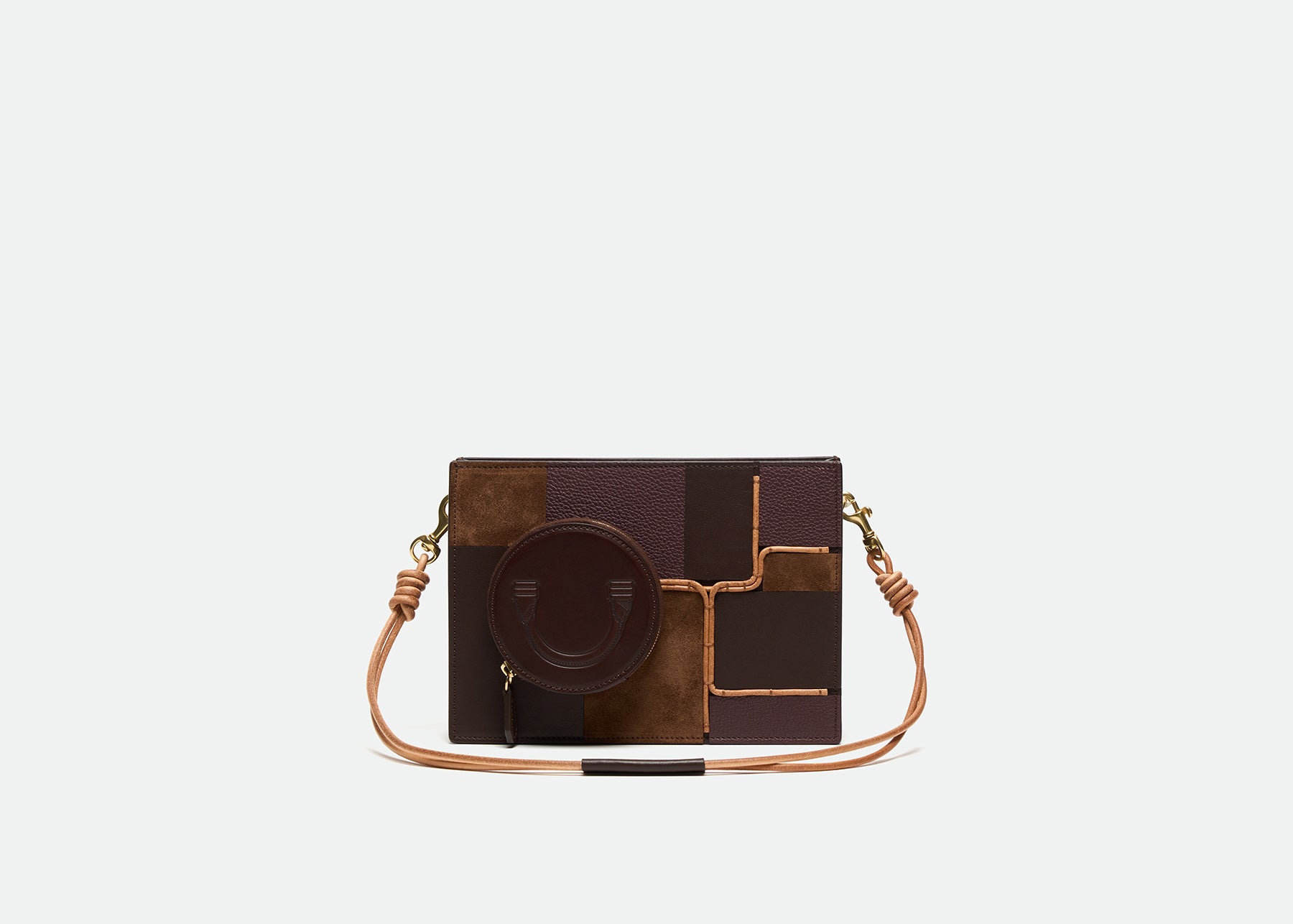 Butler crossbody — modern circuit edition — burgundy