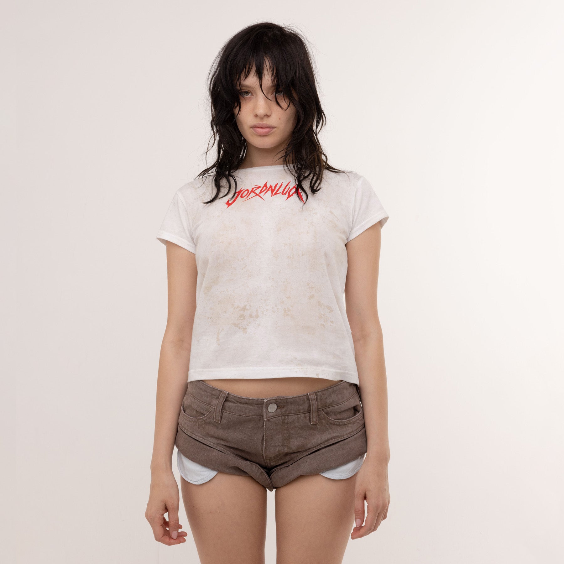 October tee - dirty white