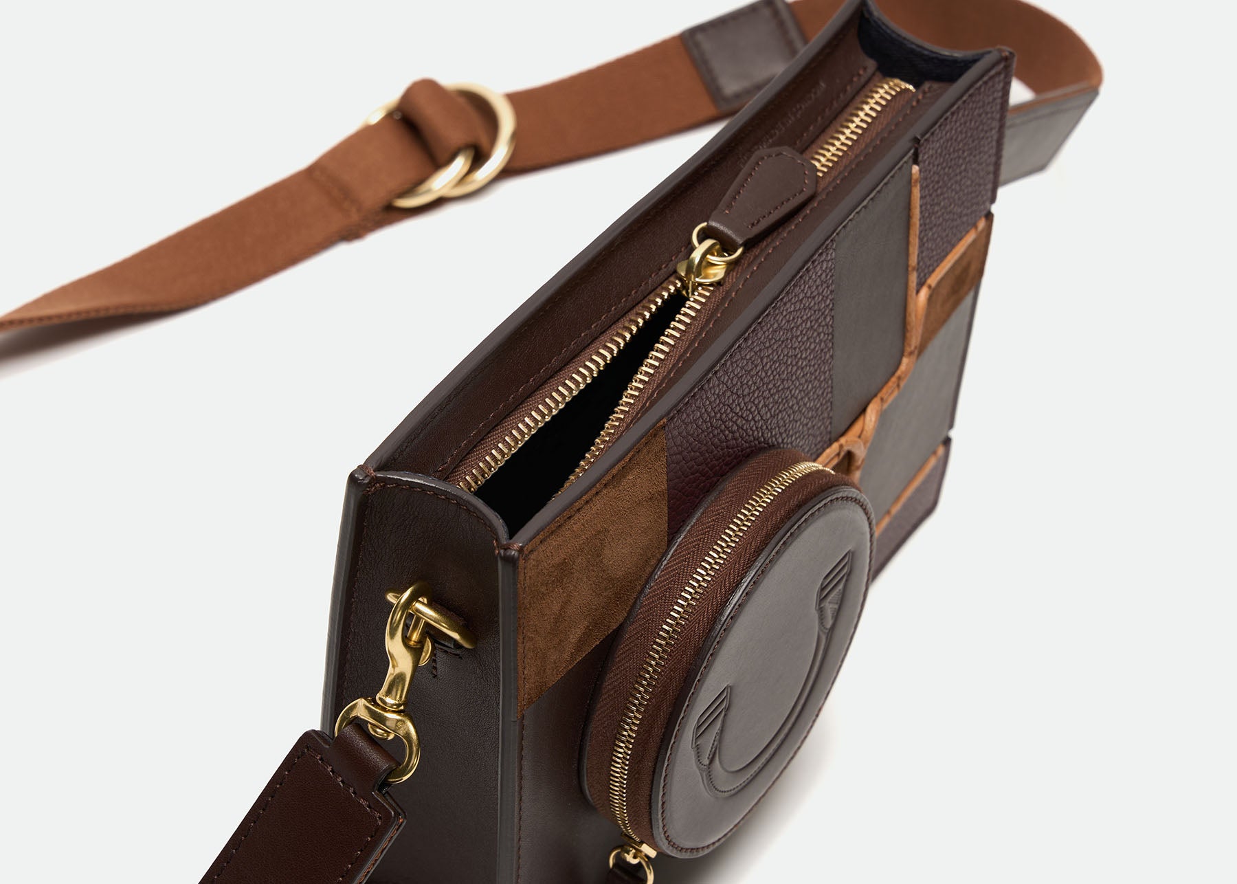 Butler crossbody — modern circuit edition — burgundy