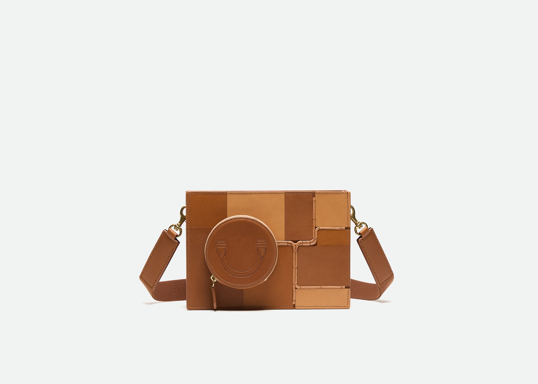 Butler crossbody — modern circuit edition — tan