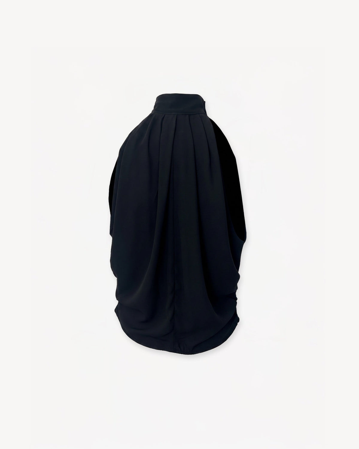 Draped top black