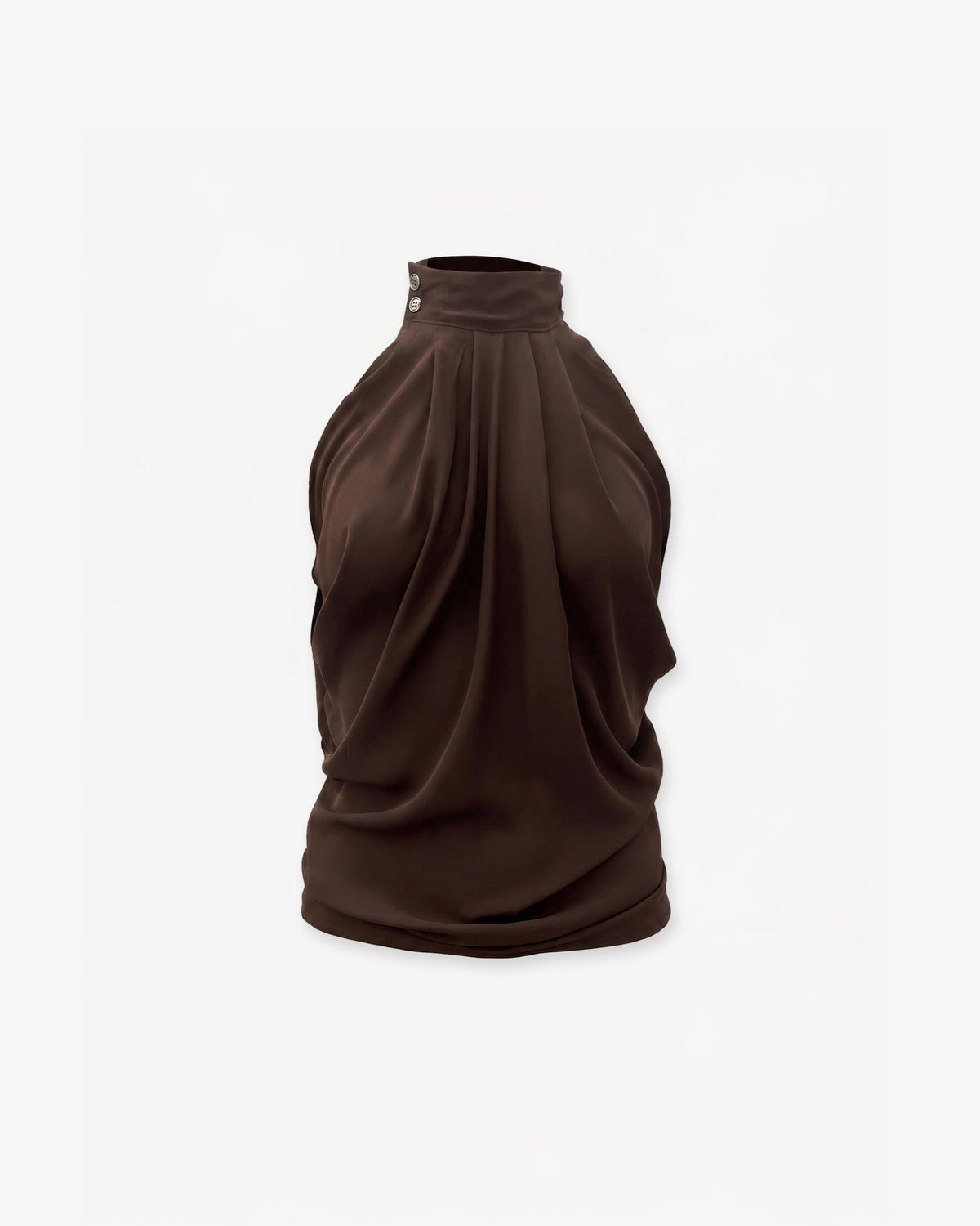 Draped top brown