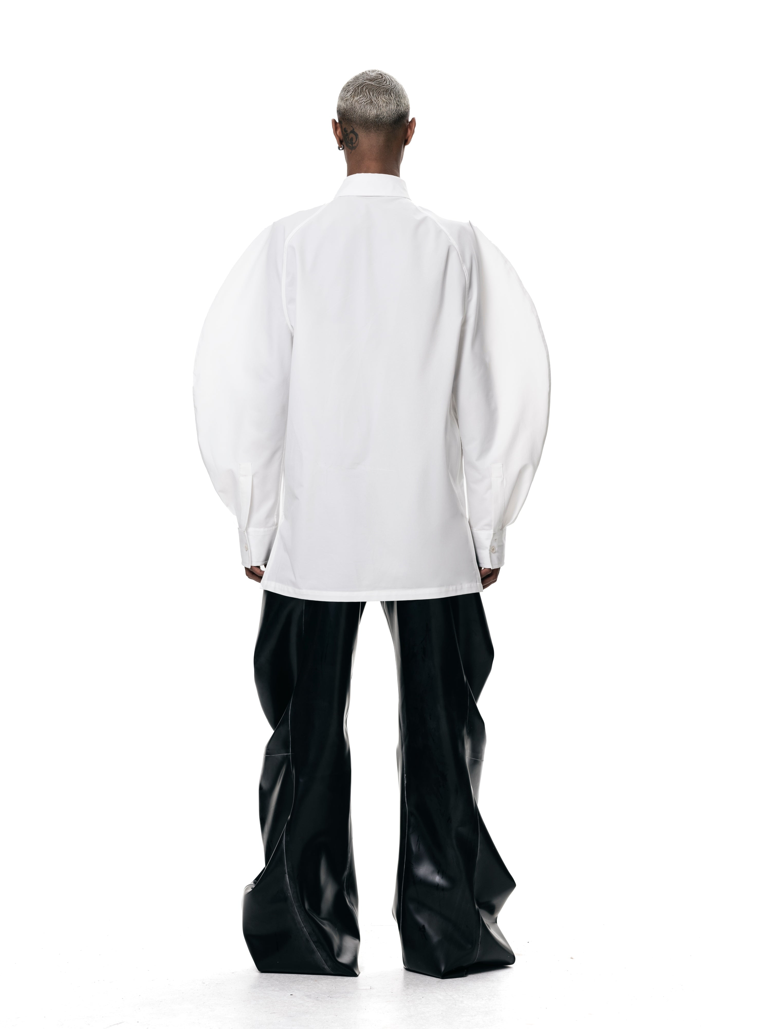 White circle shirt