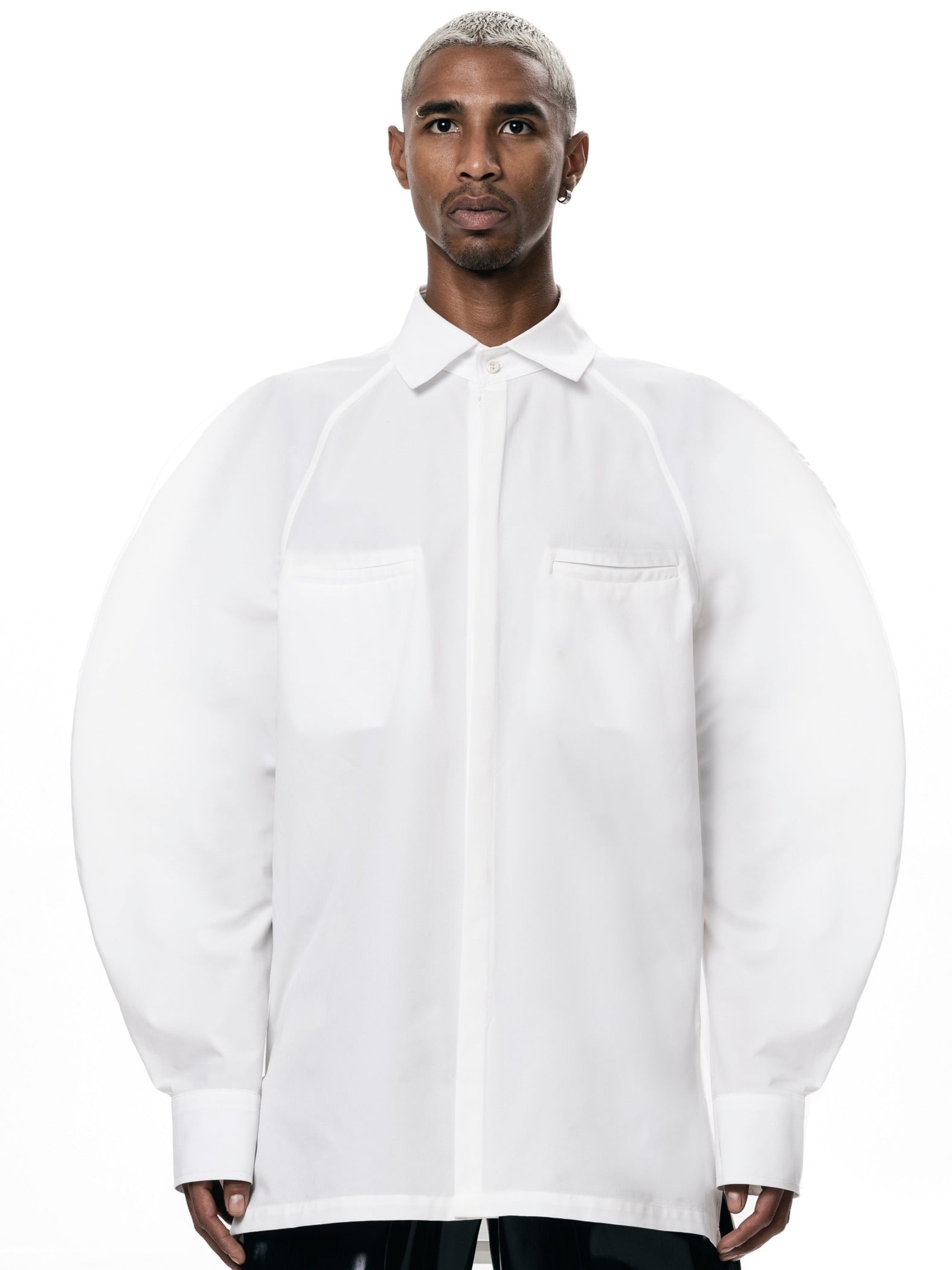 White circle shirt