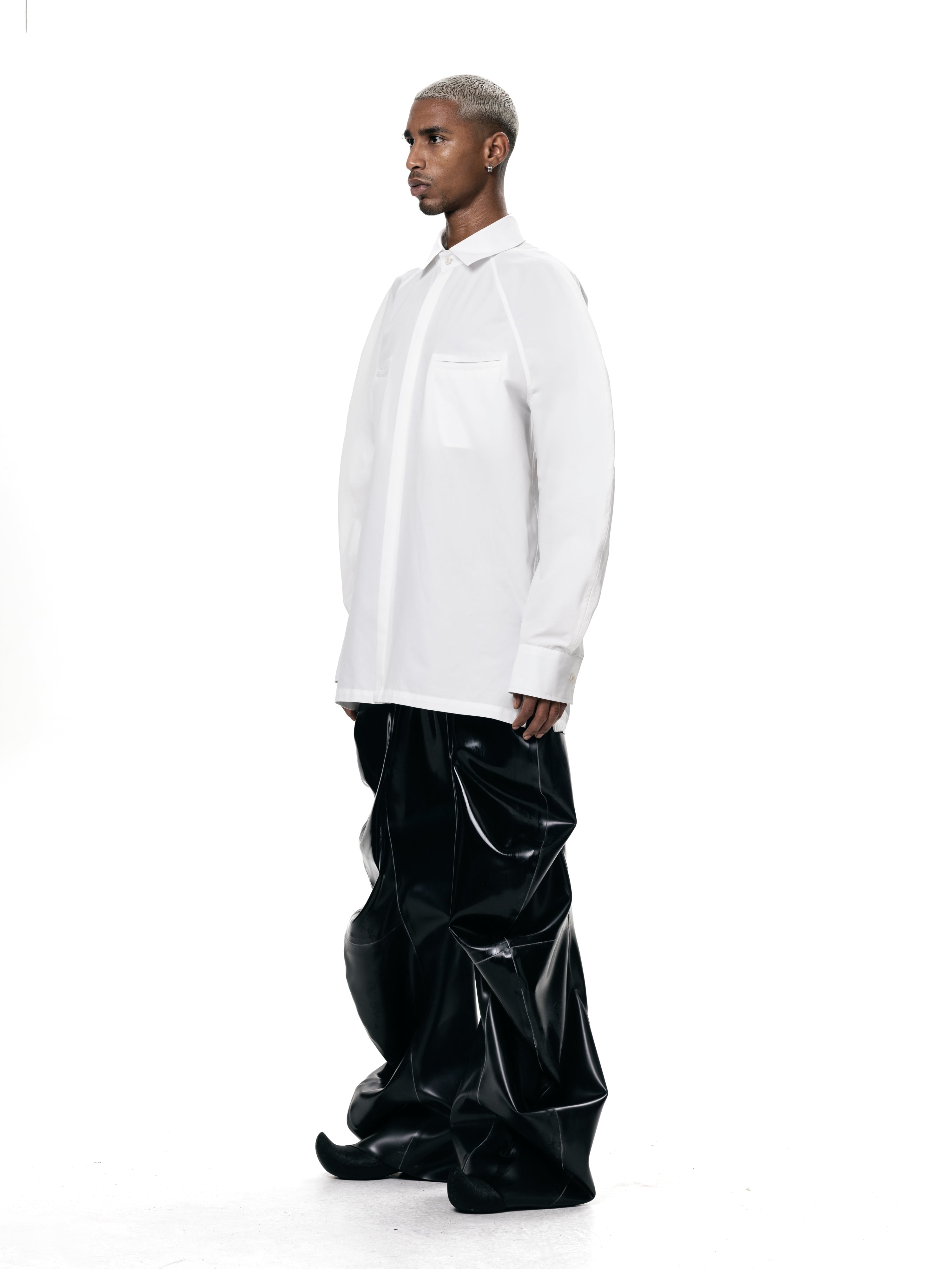 White circle shirt