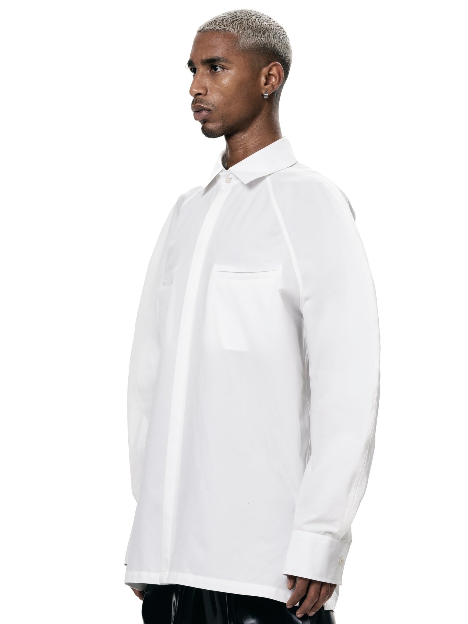 White circle shirt