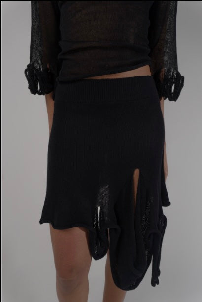 Drops skirt (black)