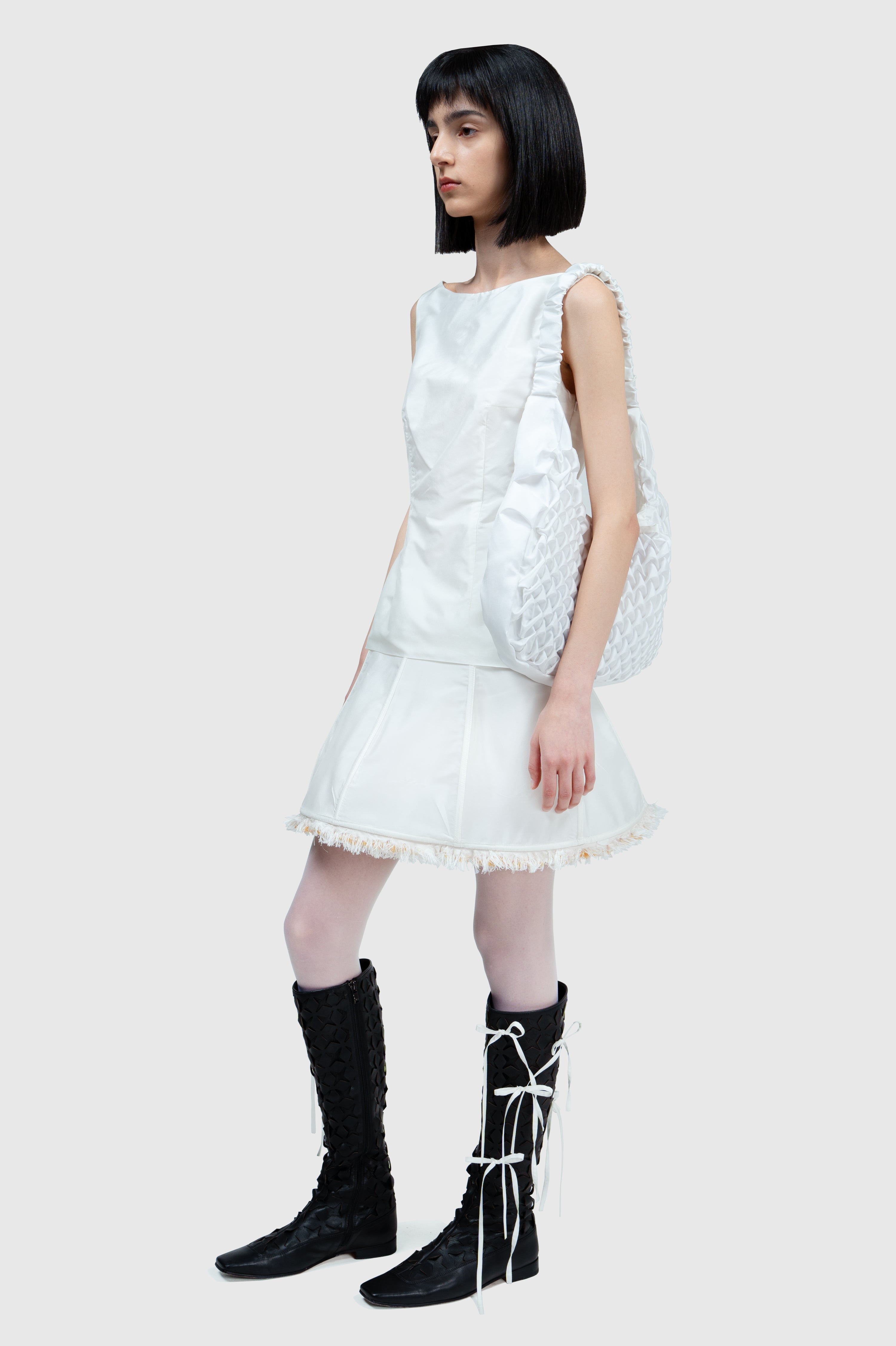 Mini skirt crinoline