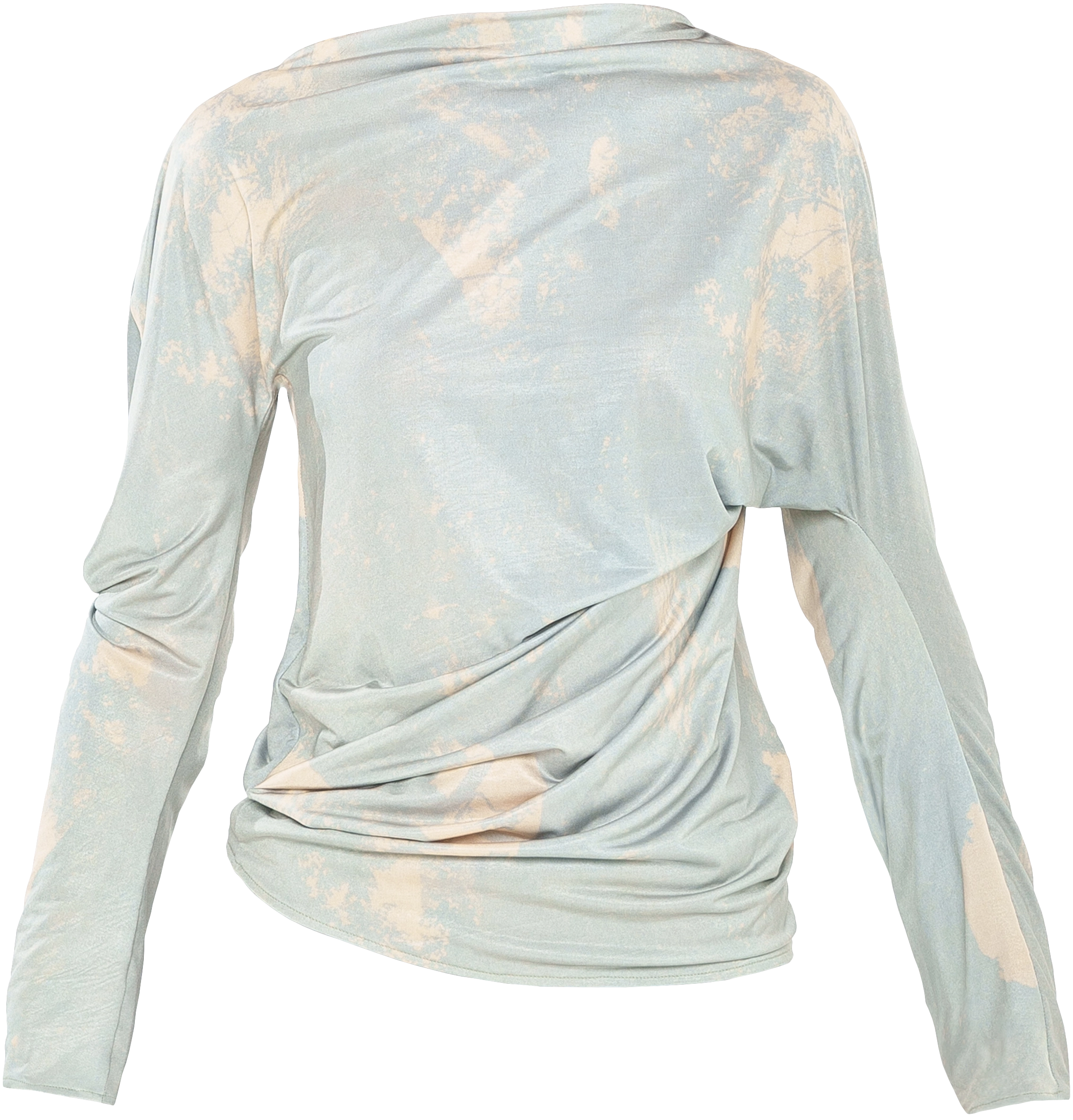 Printed jersey top