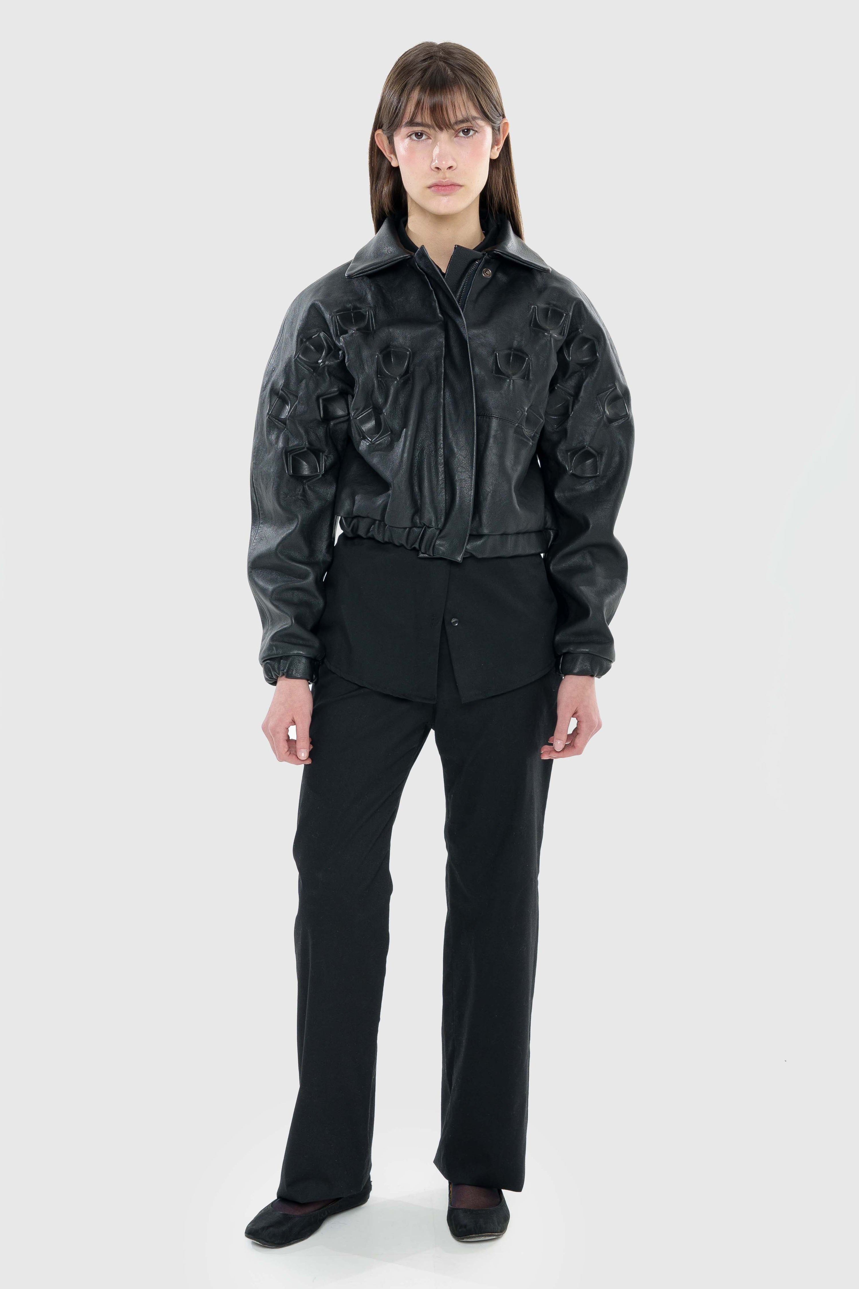 Jacket with structures