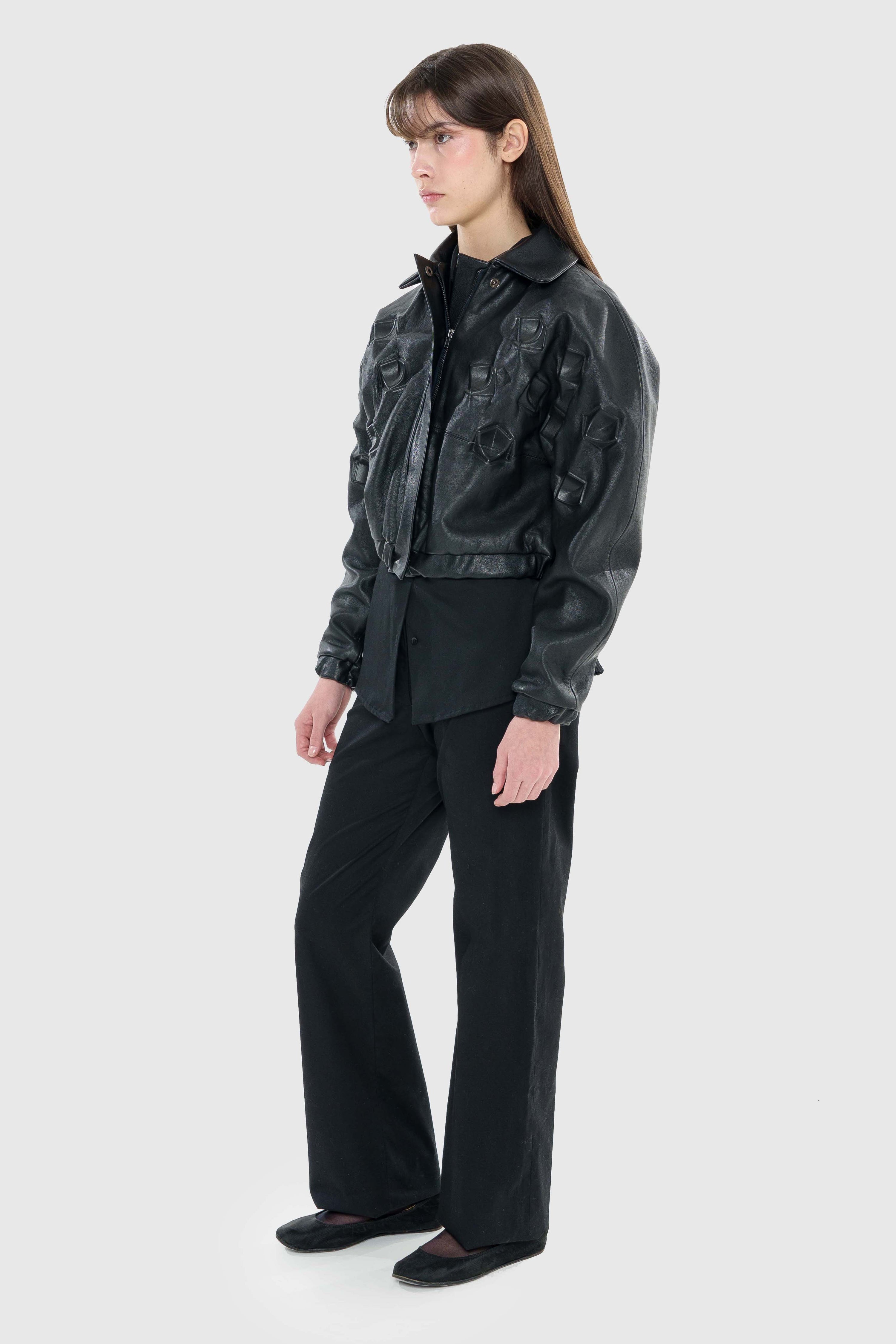 Jacket with structures