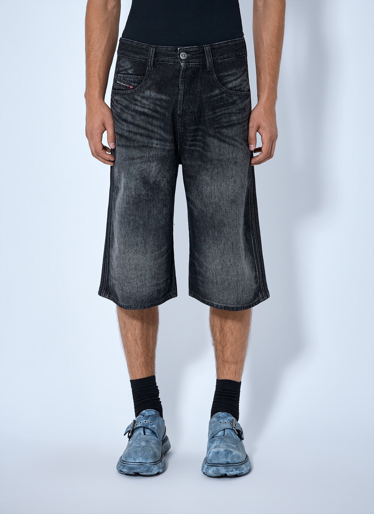 D-enim-m shorts