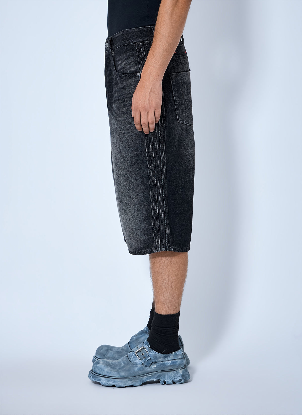 D-enim-m shorts