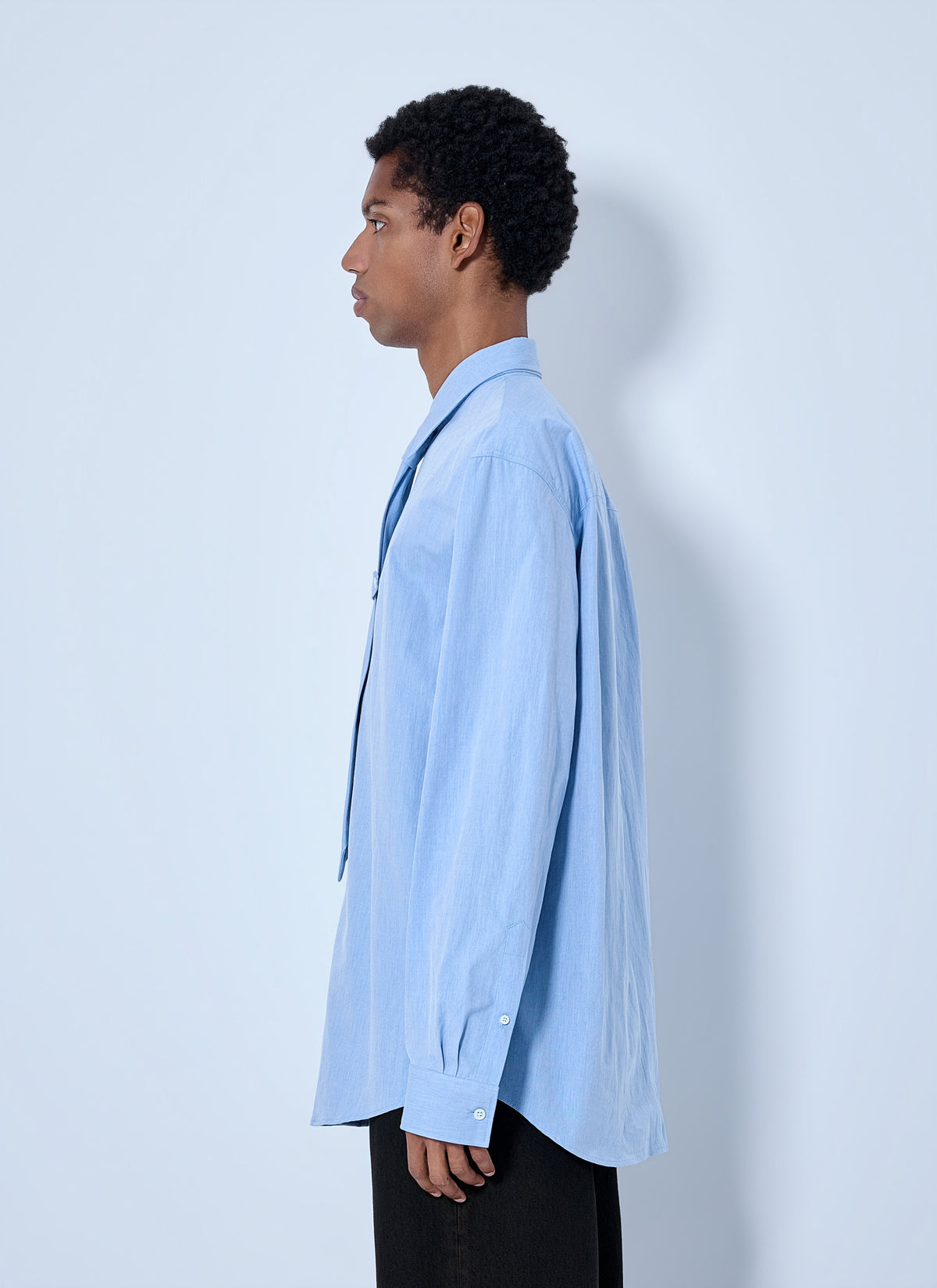 Cilian classic cotton shirt with tie