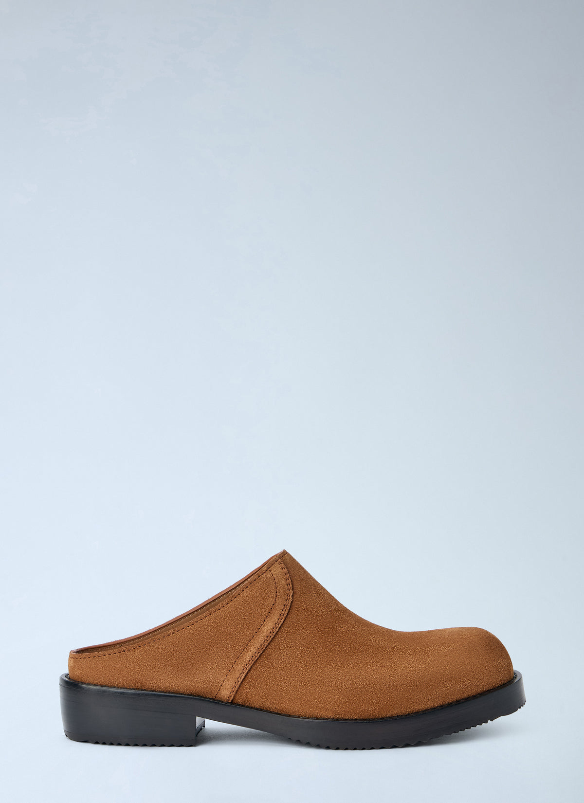 Suede slip-on mules