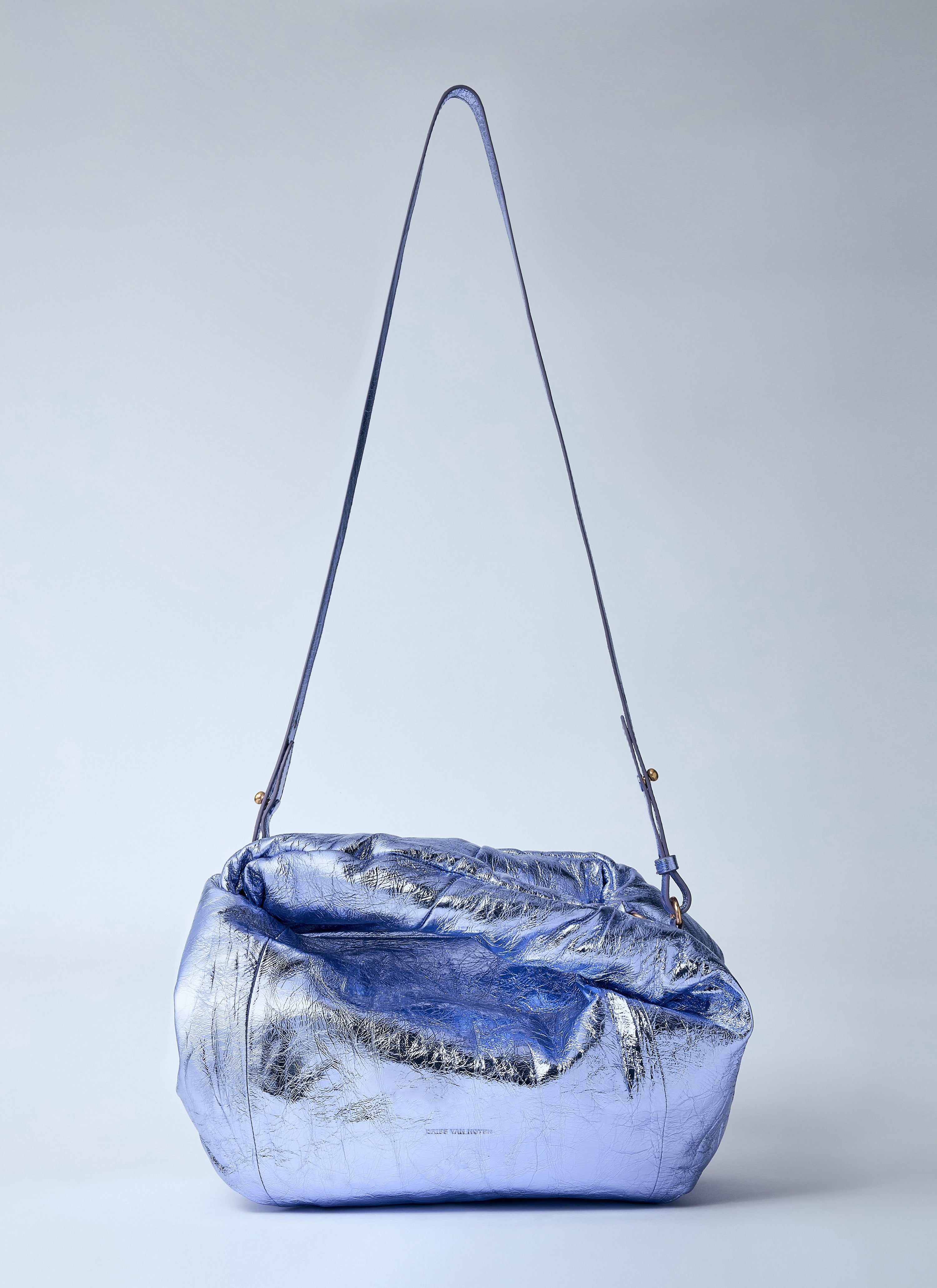 Metalic twist handbag