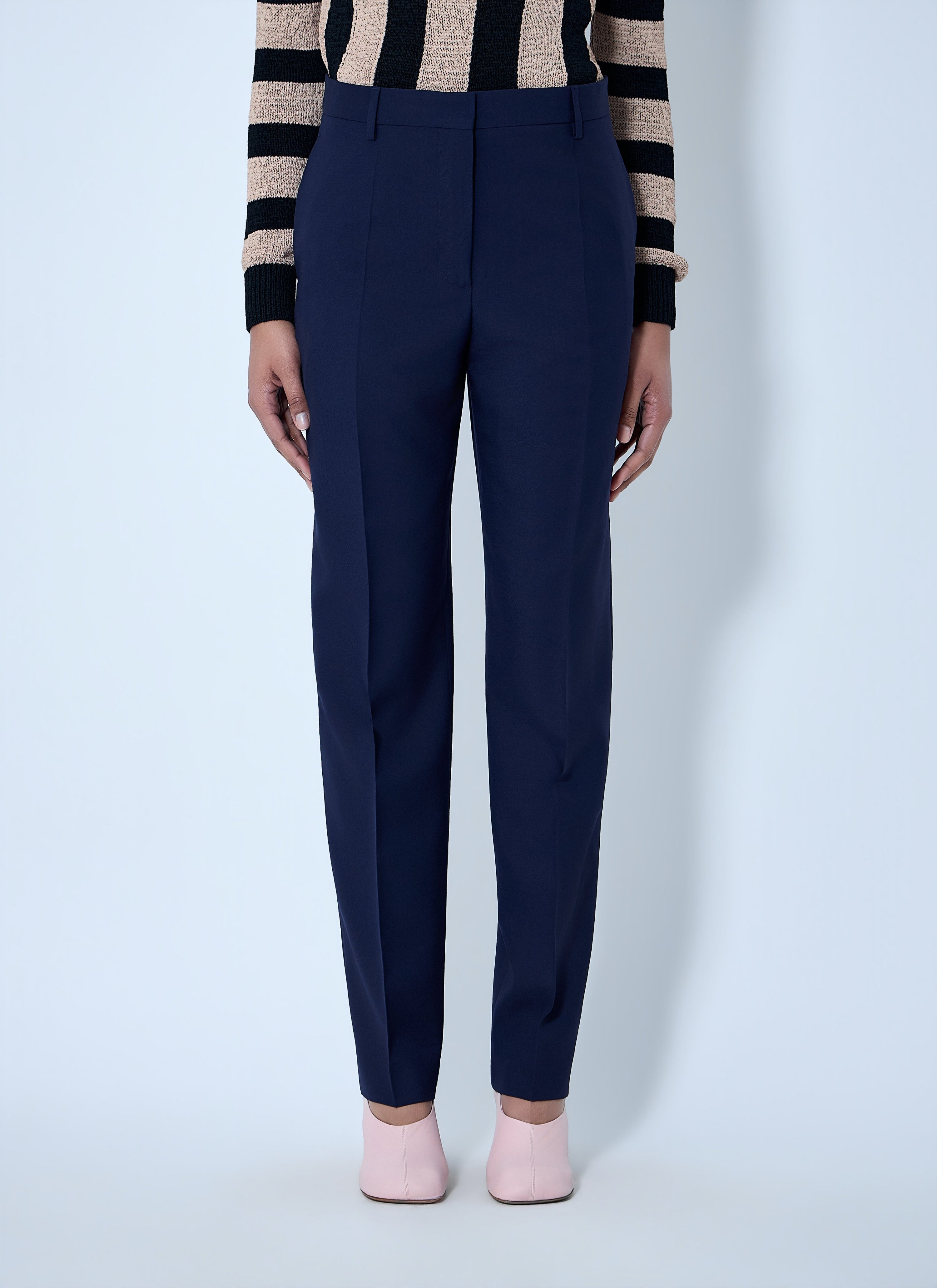 Wool tailored trousers