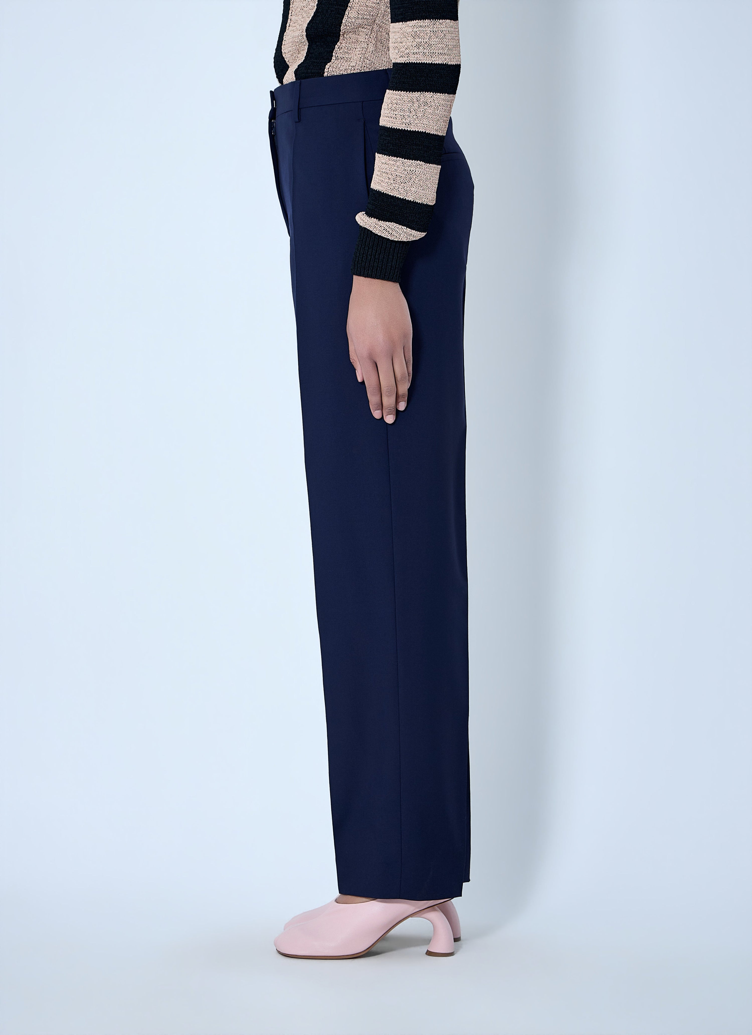 Wool tailored trousers