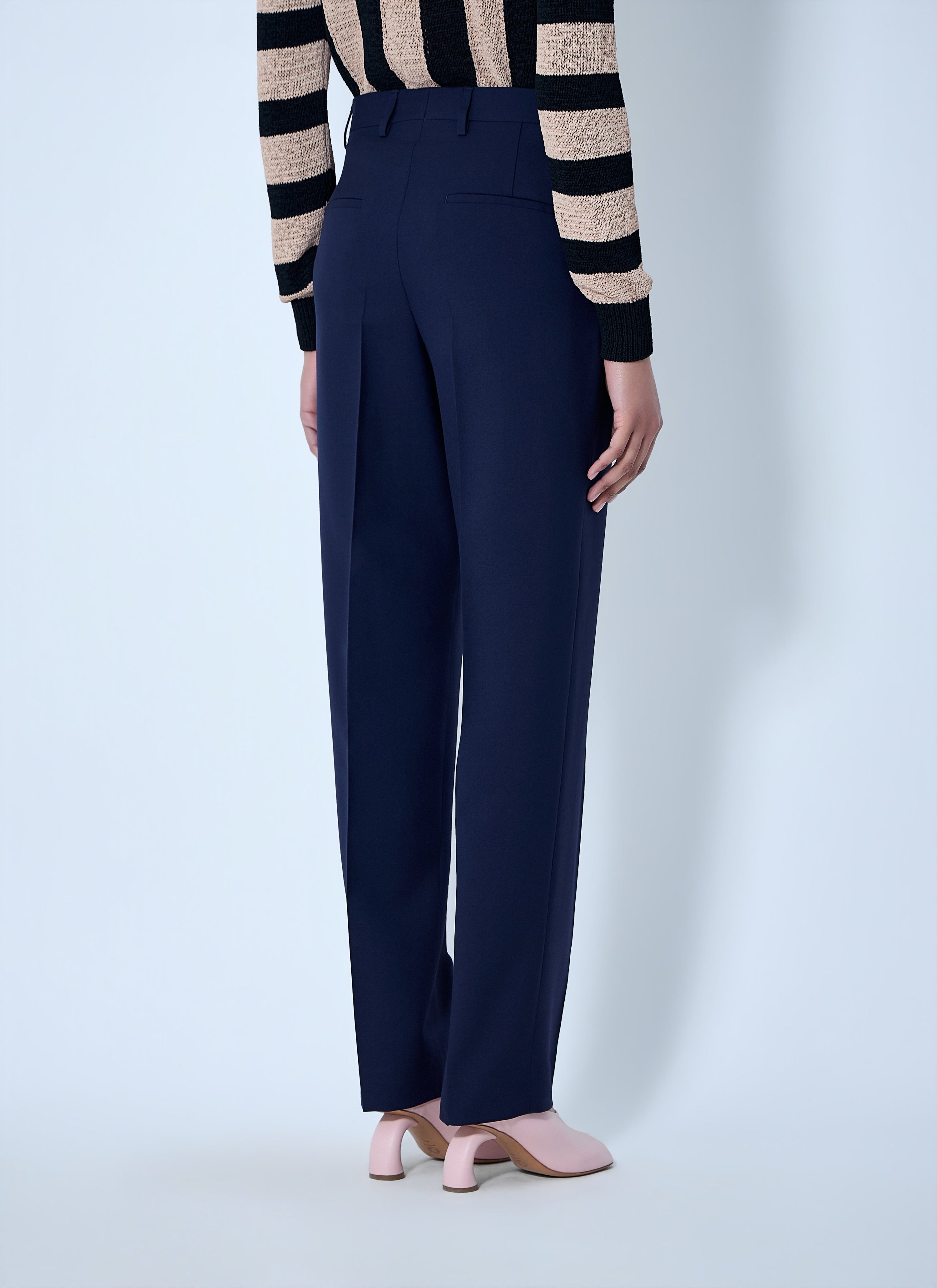 Wool tailored trousers