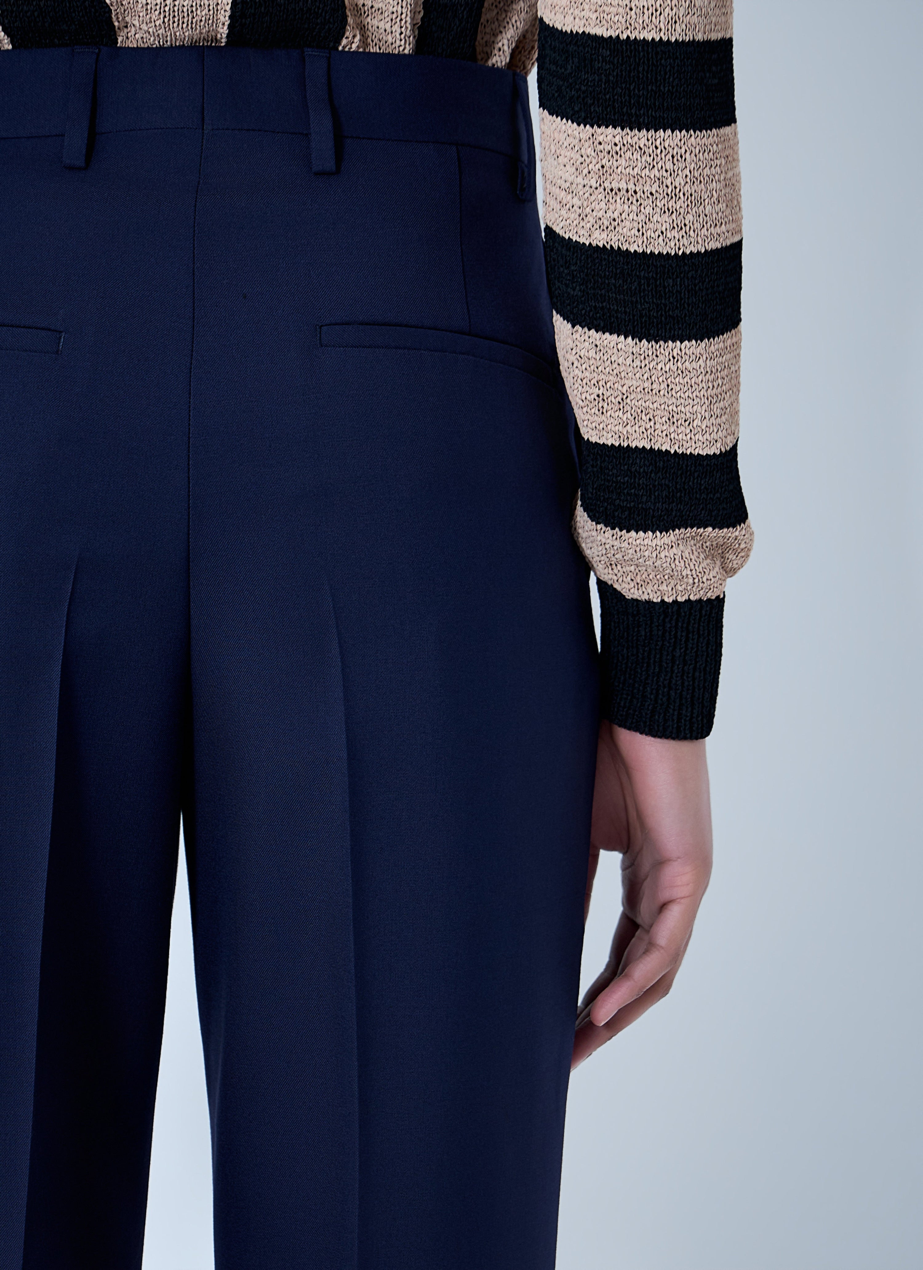 Wool tailored trousers