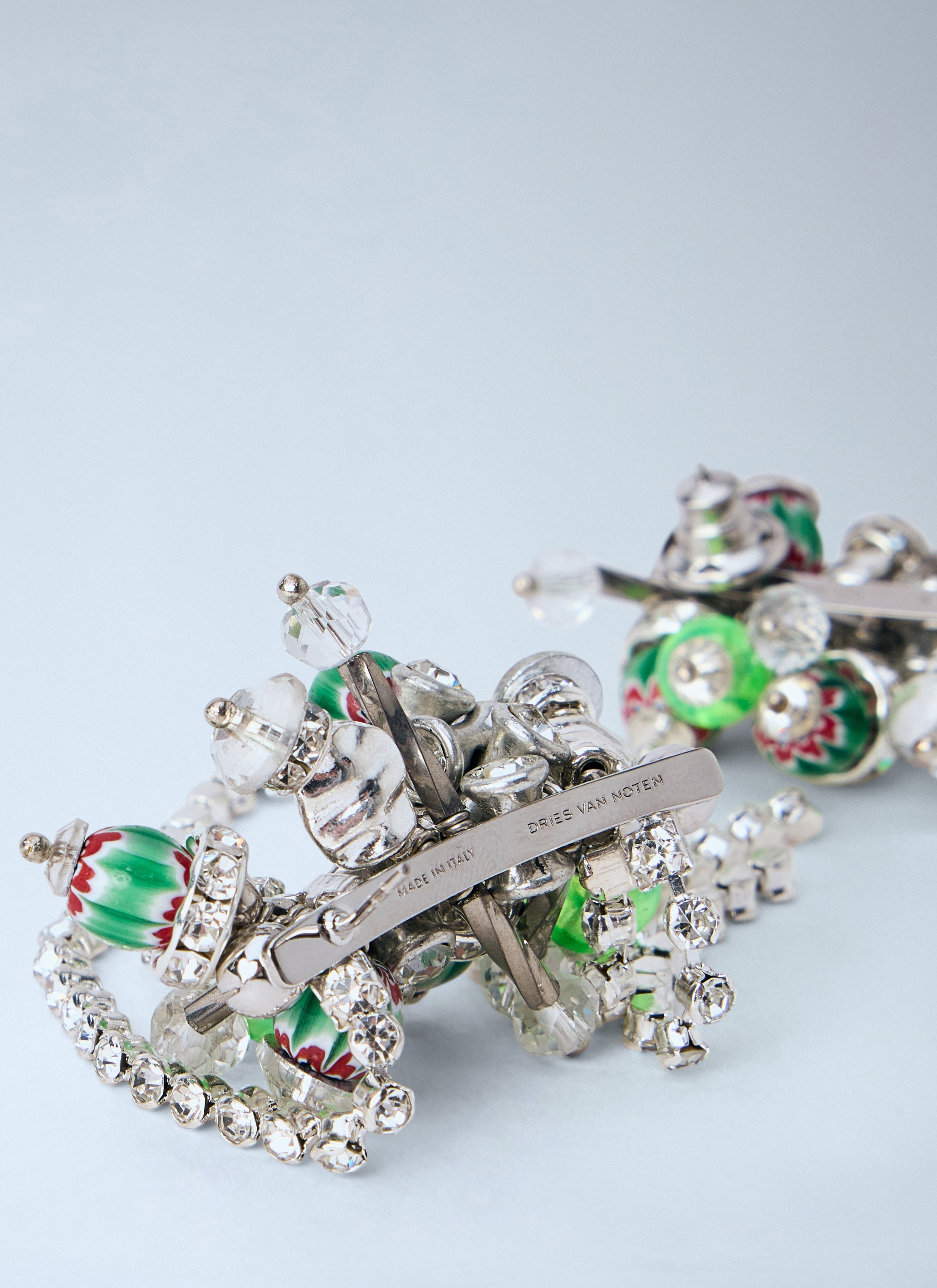 Cluster drop earrings
