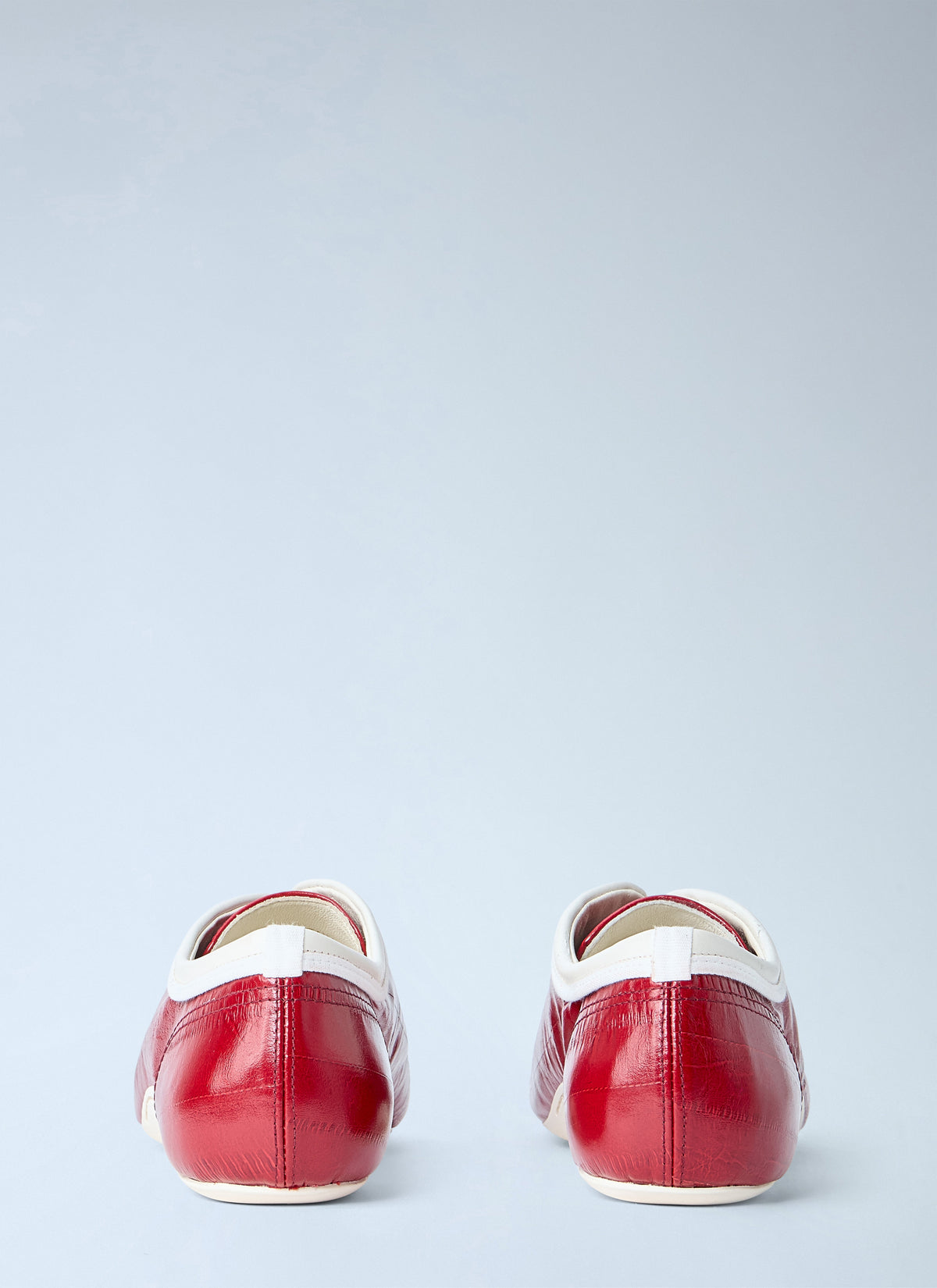 Leather lace-up sneakers