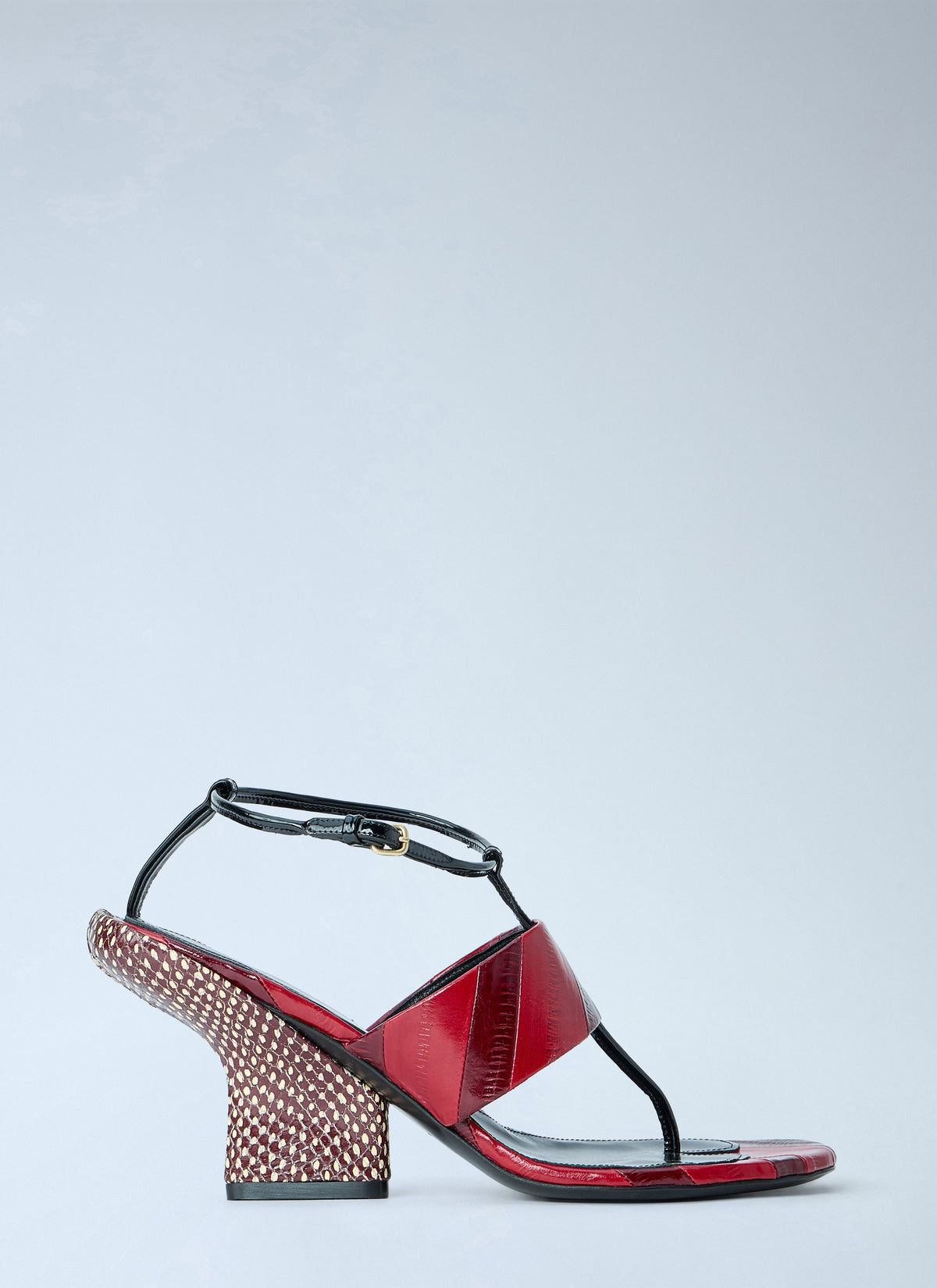 Strappy heeled sandals