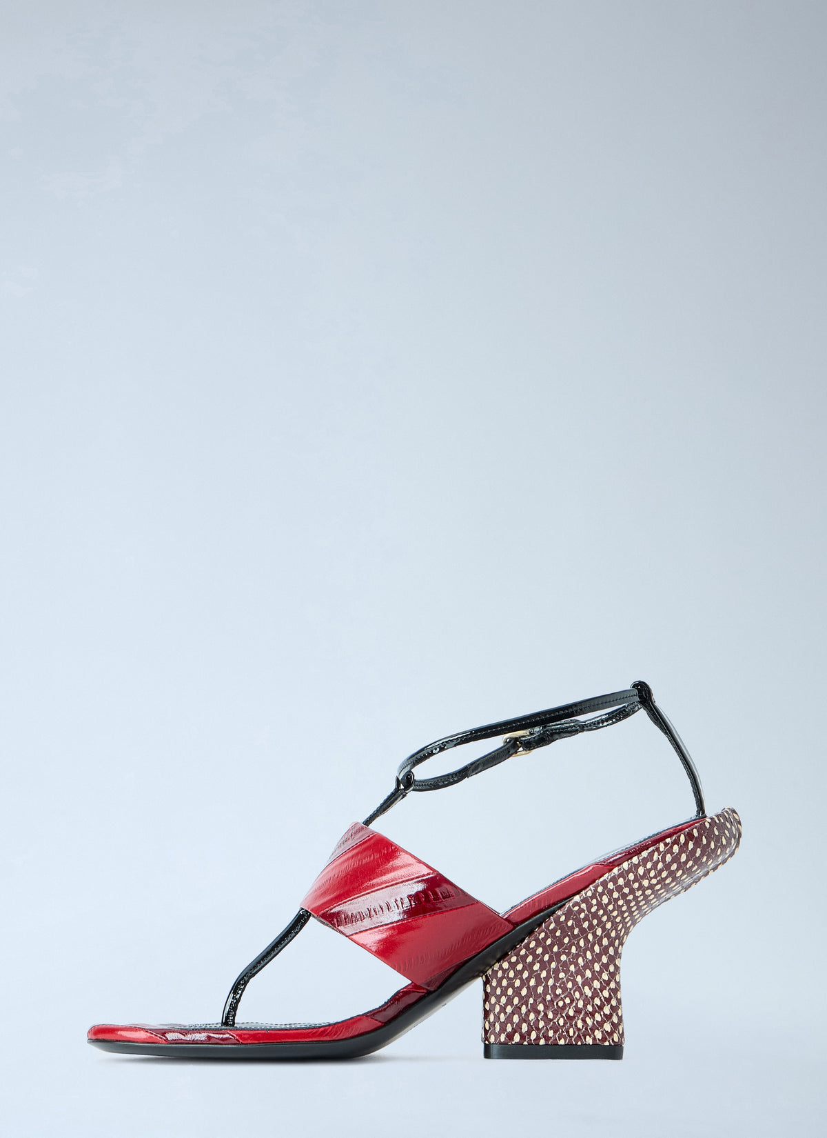 Strappy heeled sandals