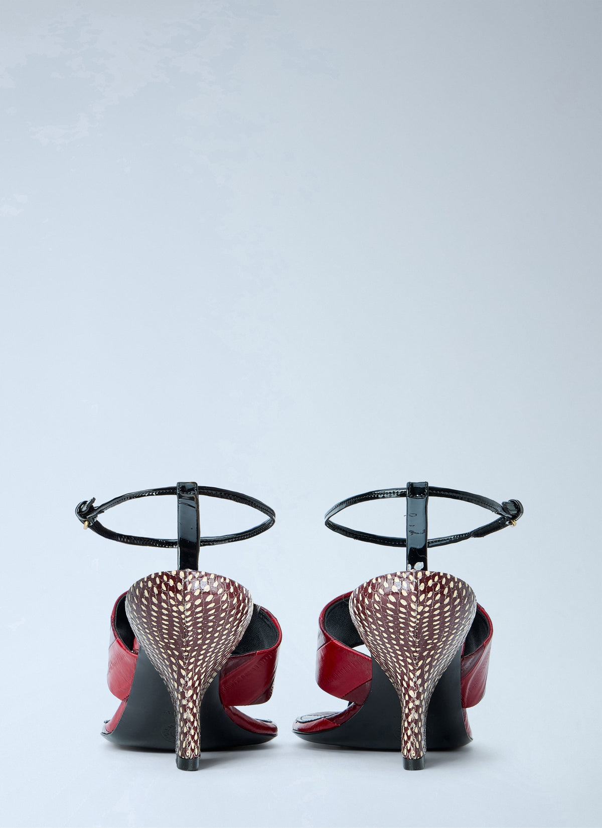Strappy heeled sandals