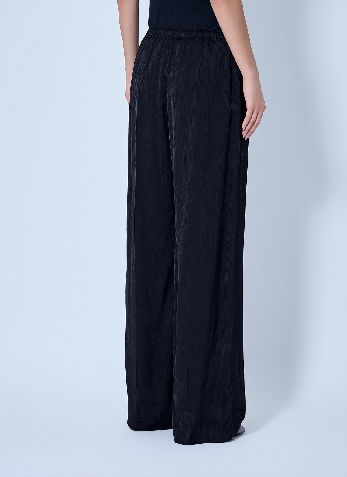 Puvis wide-leg satin pants
