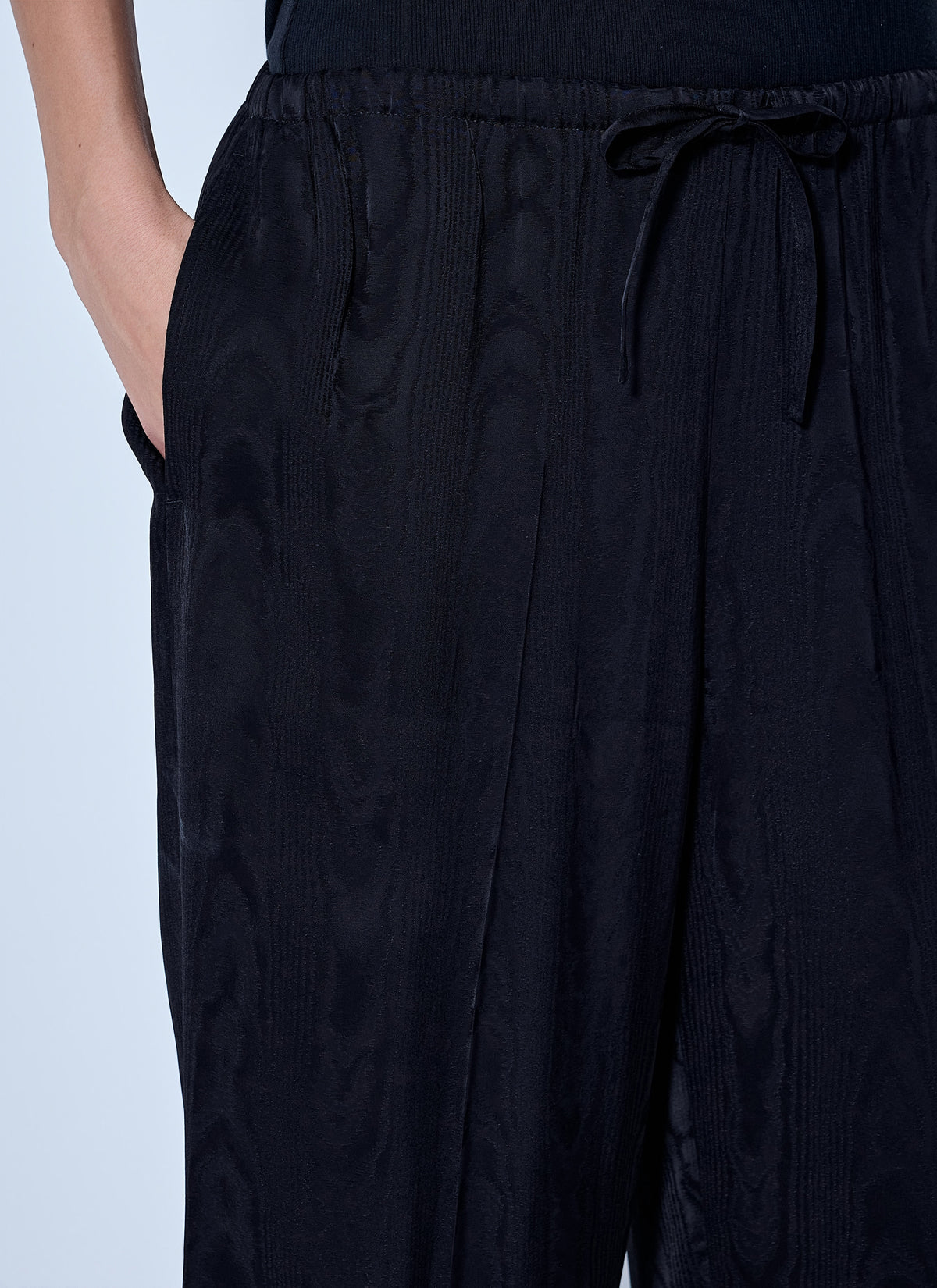 Puvis wide-leg satin pants