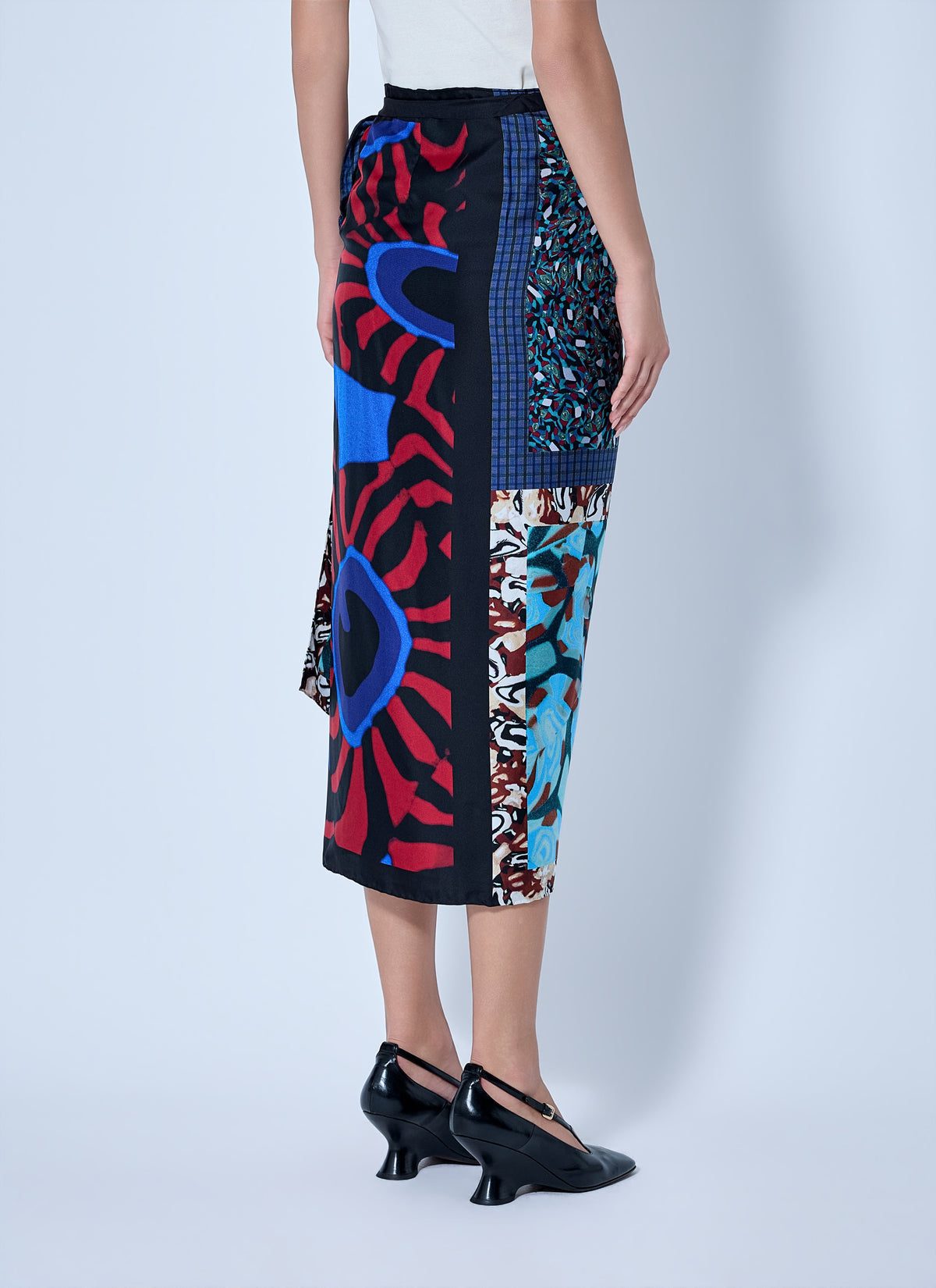 Scarfy long skirt